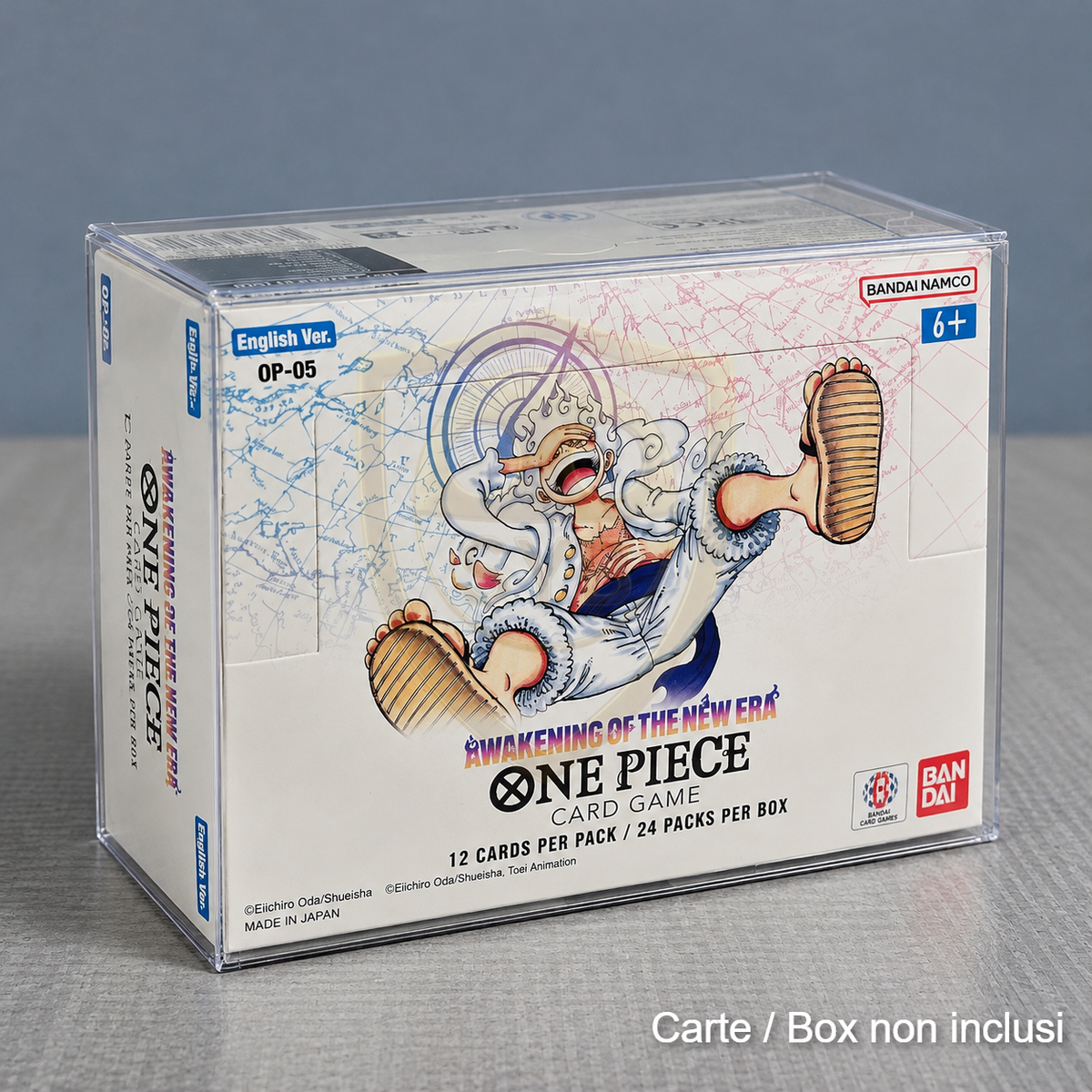 Custodia semi-rigida Trasparente per Booster Box One Piece TCG – Box Eng OP/EB/PRB