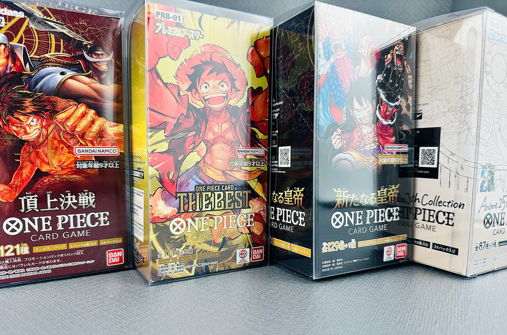 Custodia Semi-rigida Trasparente  per Booster Box One Piece TCG – Protezione Box Jap