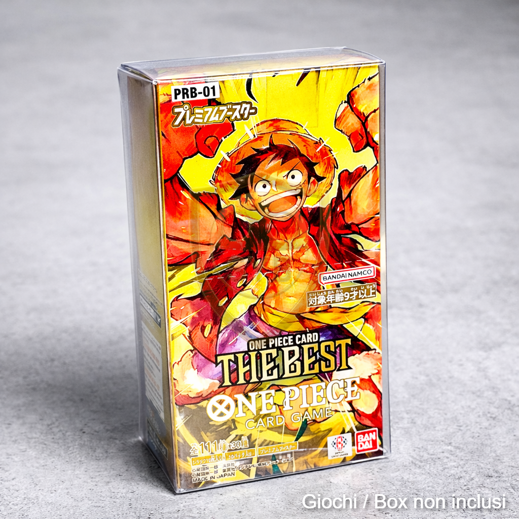 Custodia Semi-rigida Trasparente  per Booster Box One Piece TCG – Protezione Box Jap