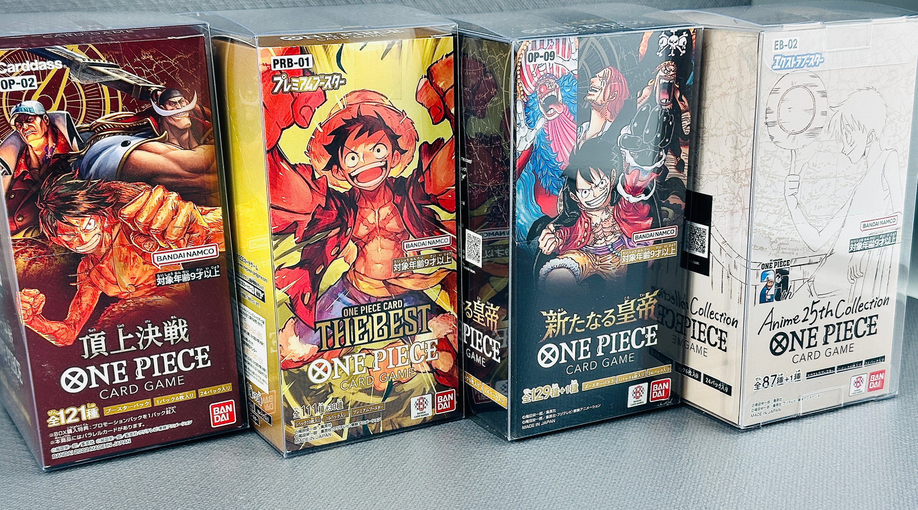 Custodia Semi-rigida Trasparente  per Booster Box One Piece TCG – Protezione Box Jap
