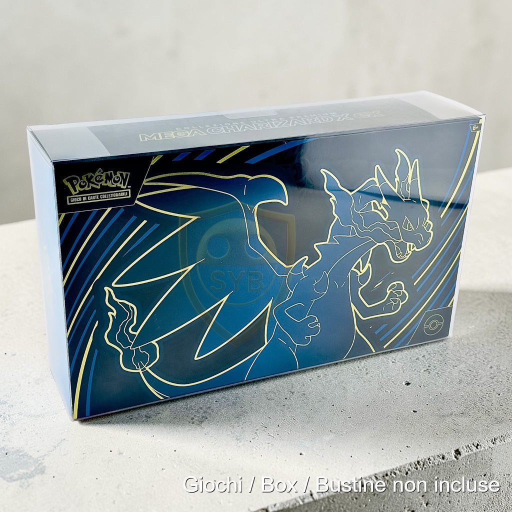 Custodia semi-rigida UPC MegaCharizard X Pokemon Ultra Premium Case-UPC Fiamme Spettrali 151