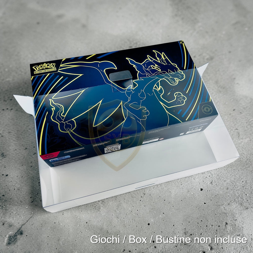 Custodia semi-rigida UPC MegaCharizard X Pokemon Ultra Premium Case-UPC Fiamme Spettrali 151