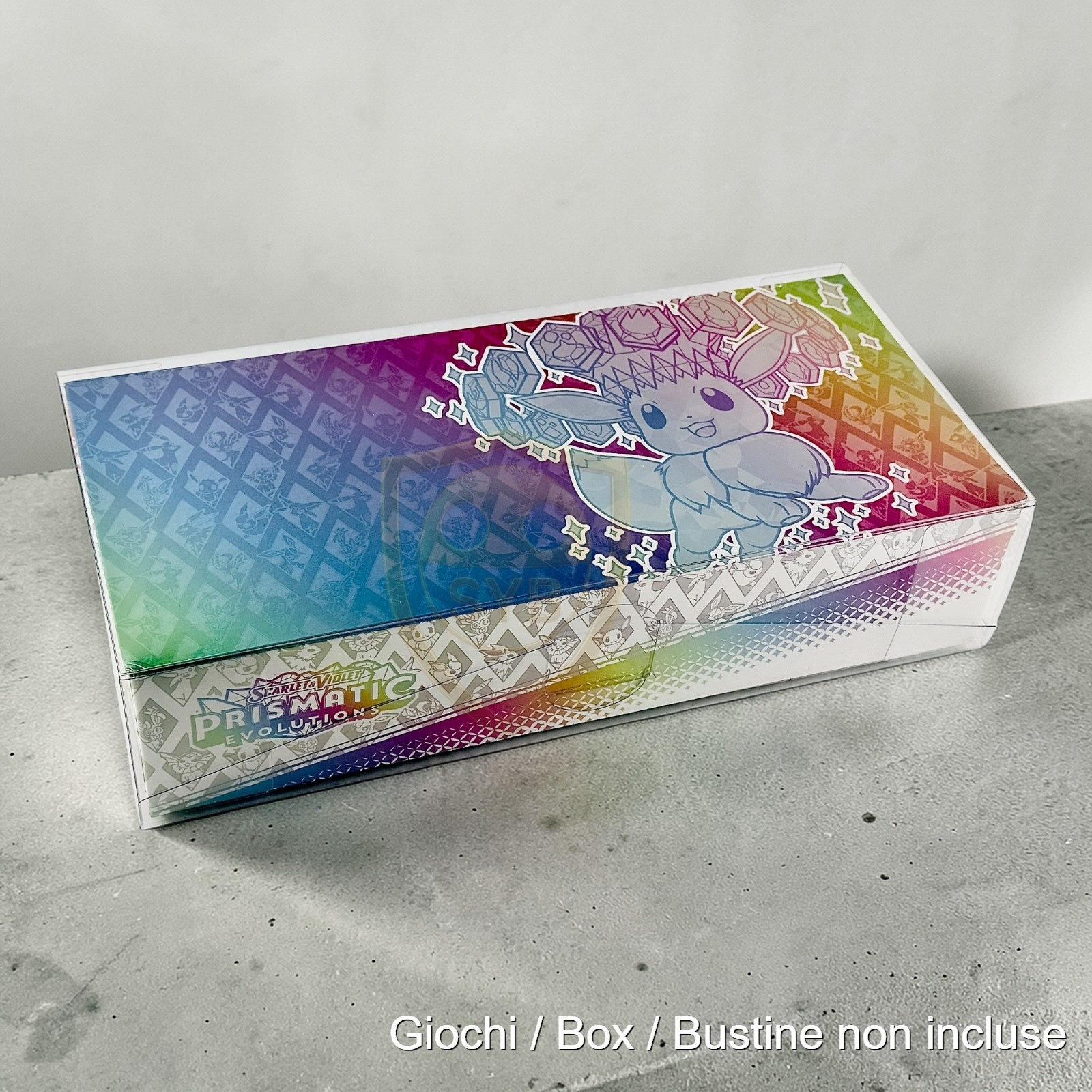Custodia Pokemon SPC Evoluzioni Prismatiche Collezione Teca Ultra Premium UPC