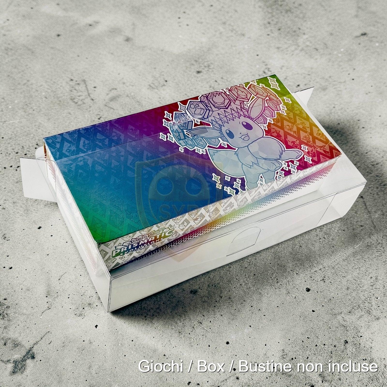 Custodia Pokemon SPC Evoluzioni Prismatiche Collezione Teca Ultra Premium UPC