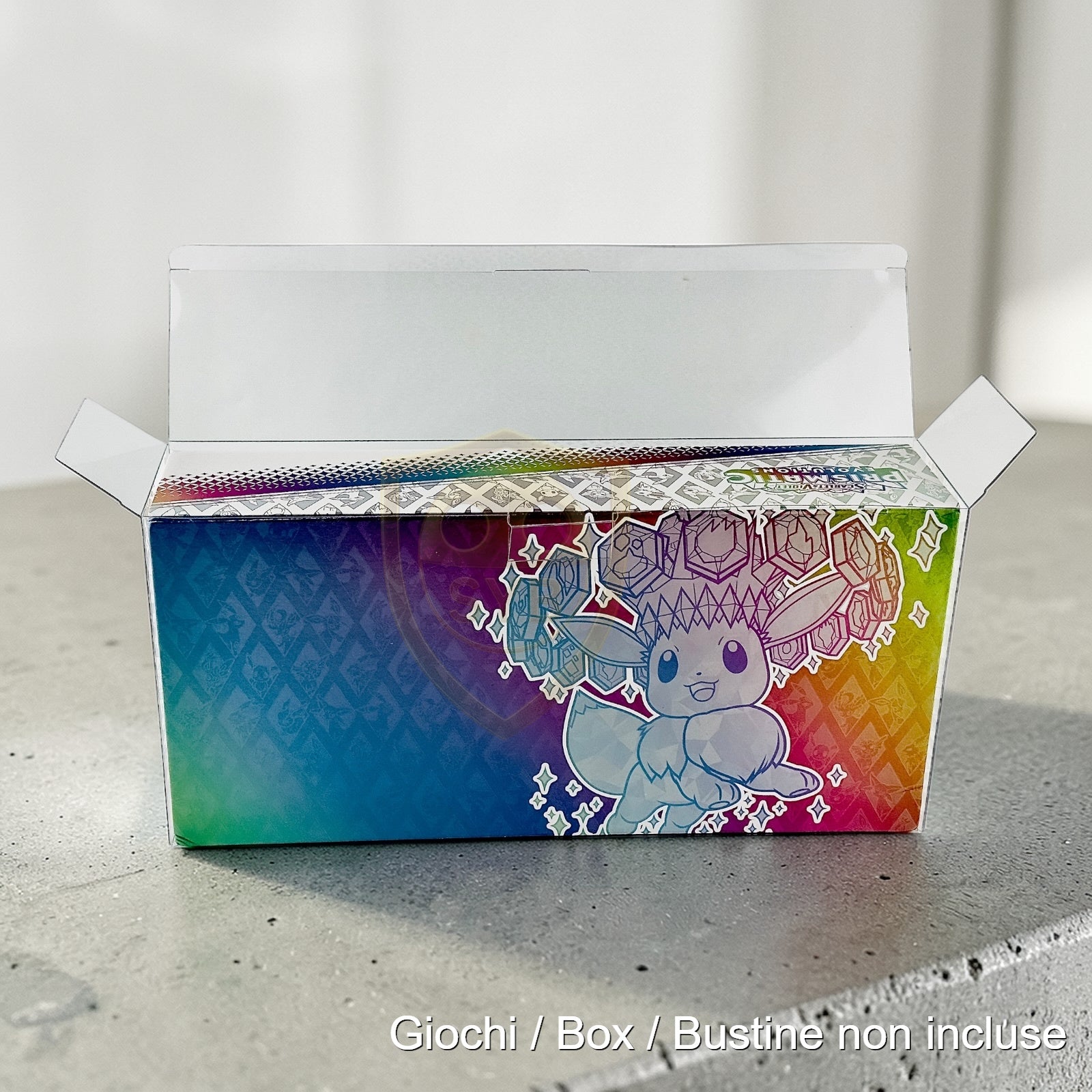 Custodia Pokemon SPC Evoluzioni Prismatiche Collezione Teca Ultra Premium UPC