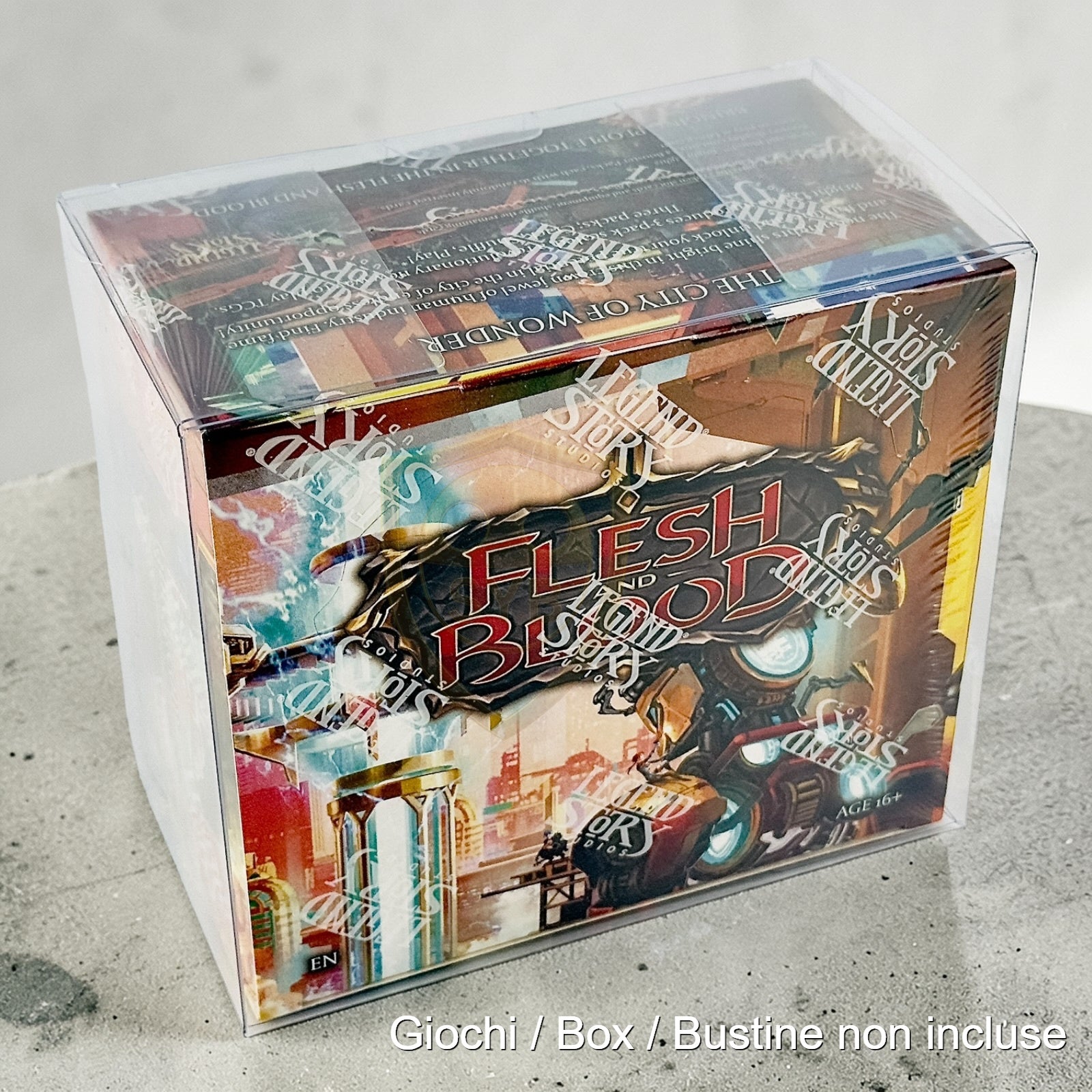 Custodia Box Flesh and Blood Teca per box 24 buste in Plastica semi-rigida
