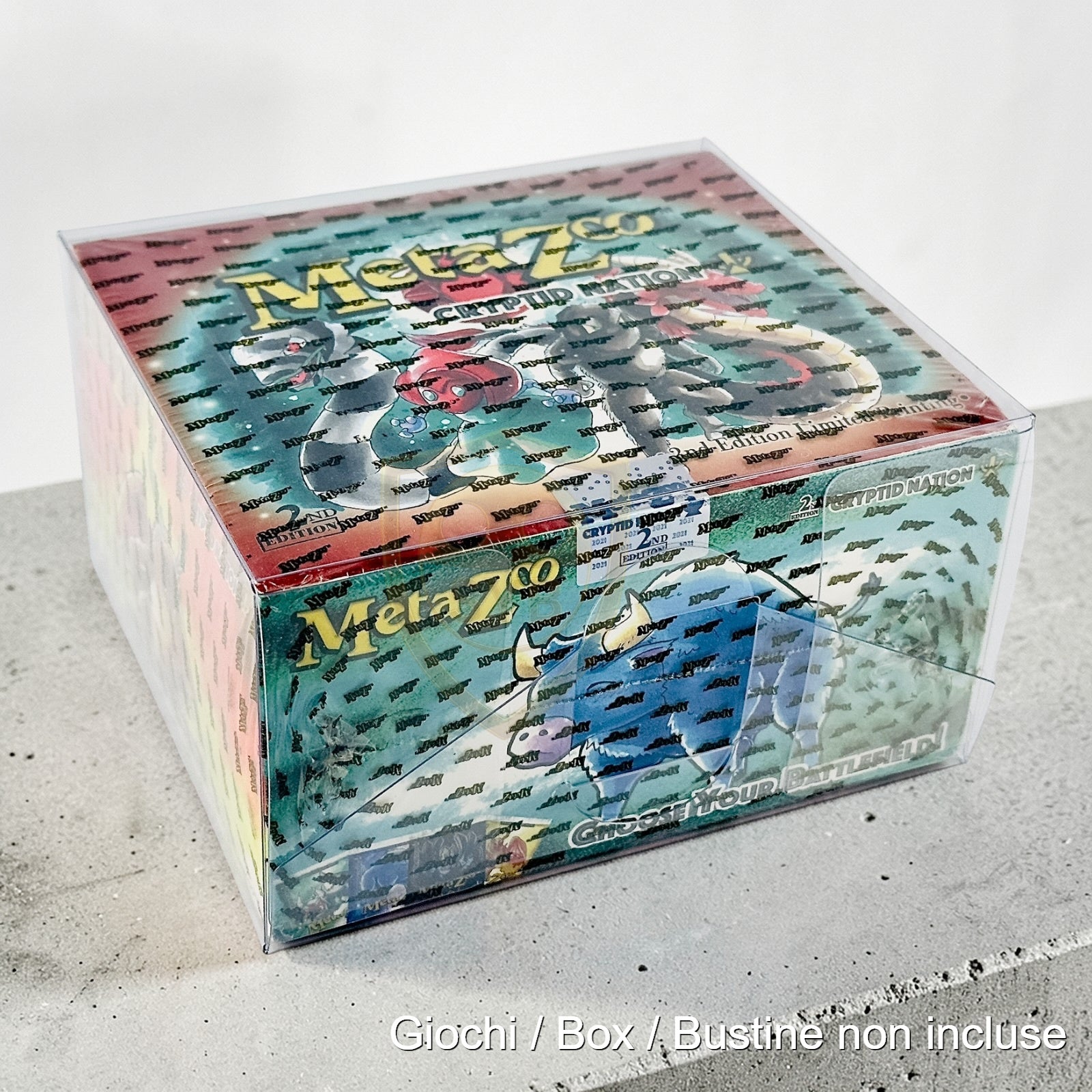 Custodia Box Metazoo Teca per booster box in Plastica semi-rigida gcc