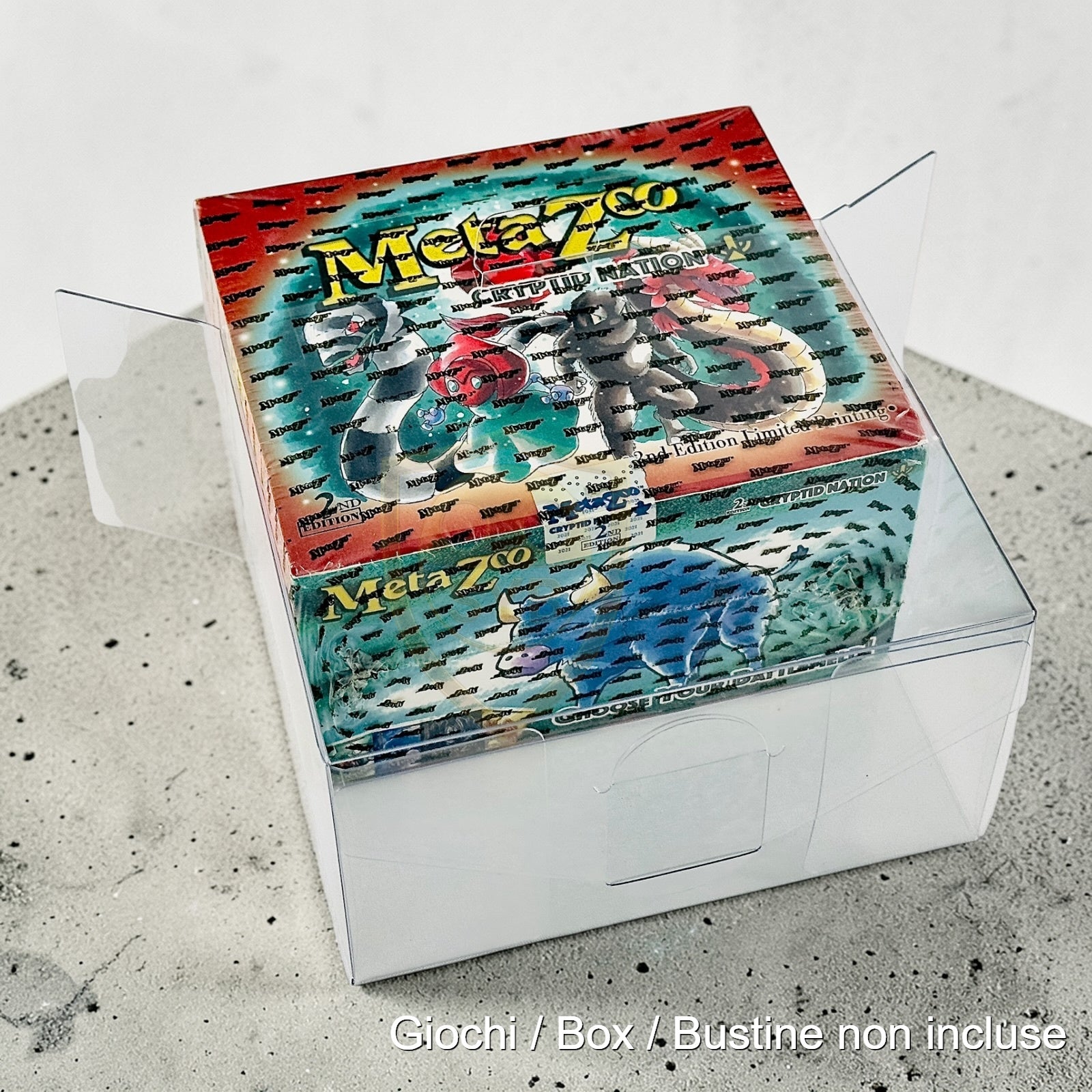 Custodia Box Metazoo Teca per booster box in Plastica semi-rigida gcc