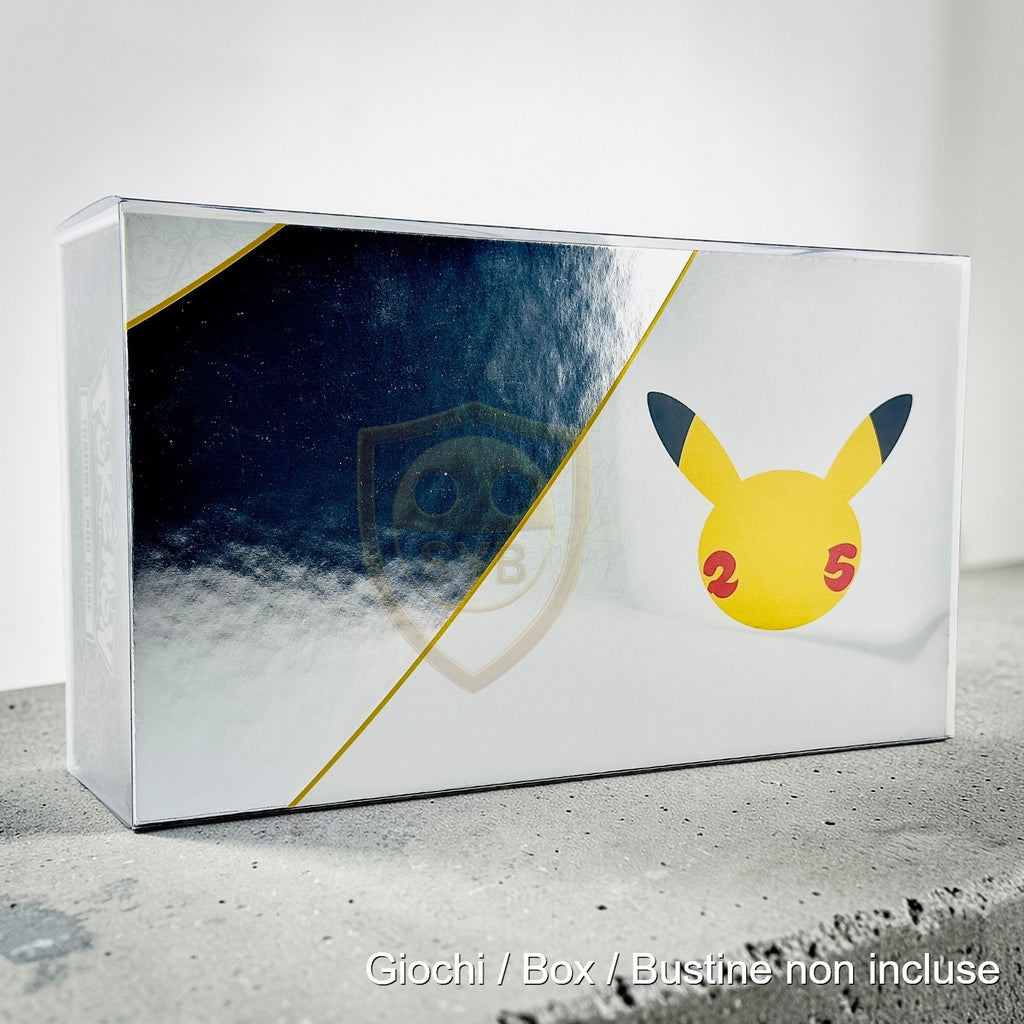 Custodia UPC Gran Festa 25Th Anniversario Collezione Teca Ultra Premium Pokemon semi-rigida