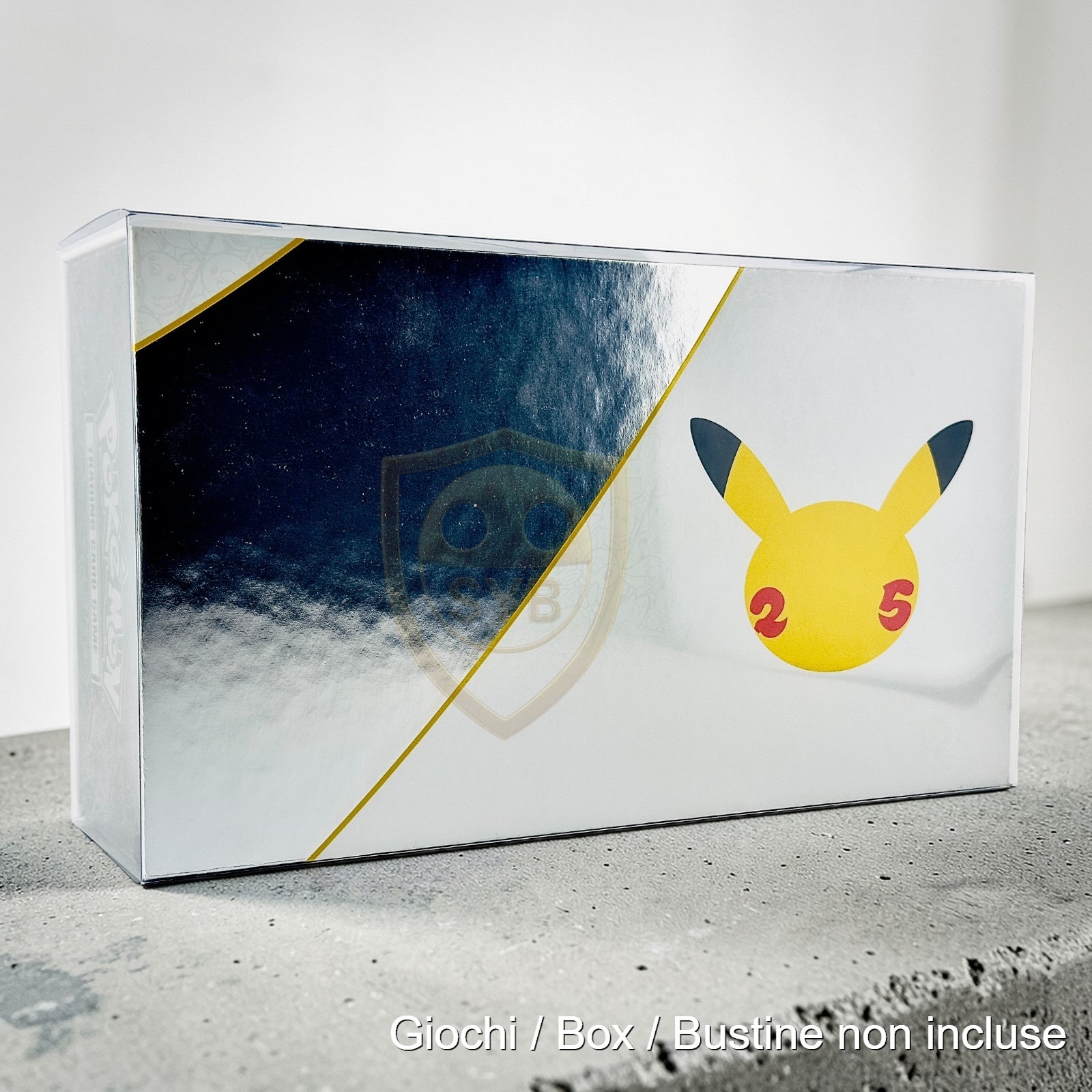 Custodia UPC Gran Festa 25Th Anniversario Collezione Teca Ultra Premium Pokemon semi-rigida