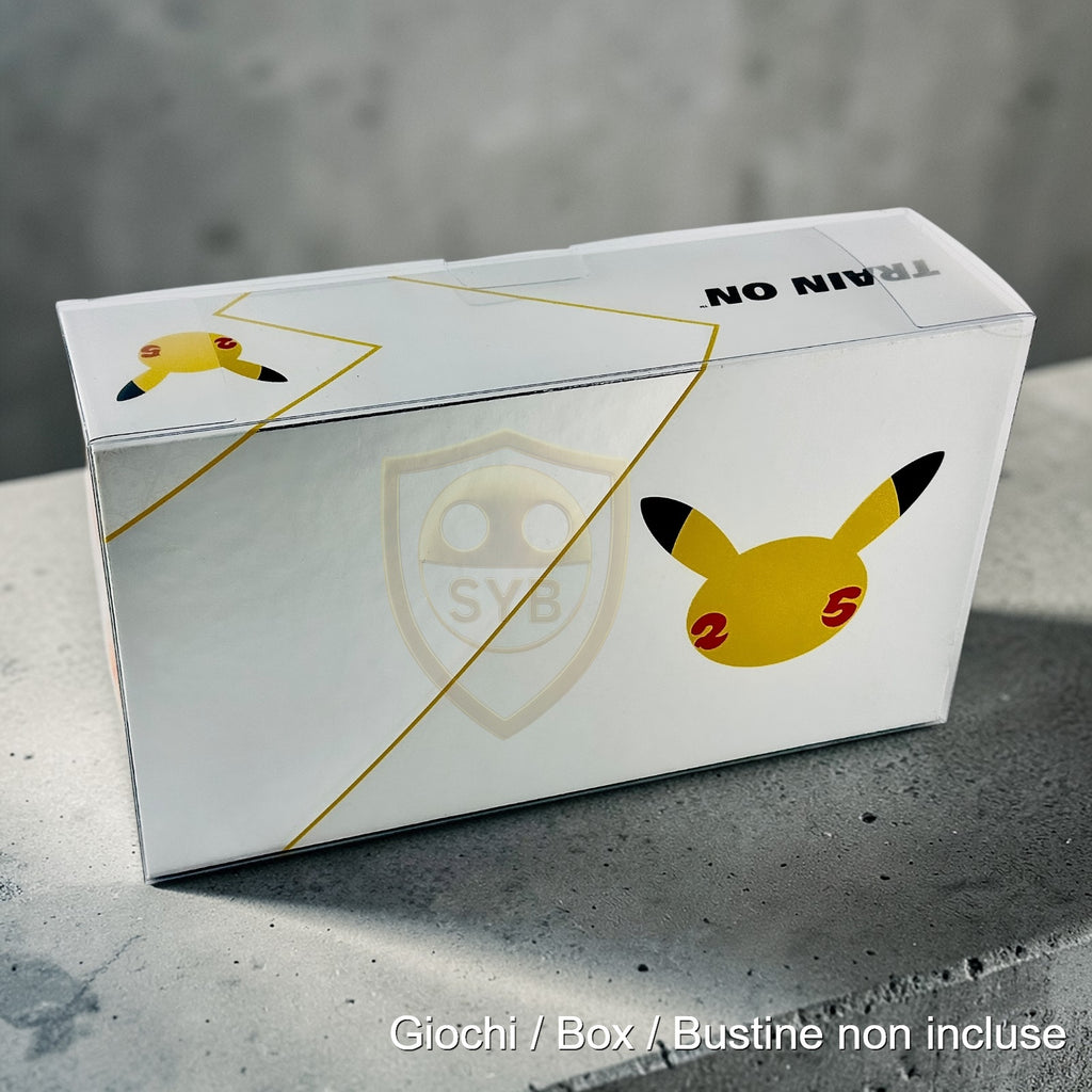 Custodia UPC Gran Festa 25Th Anniversario Collezione Teca Ultra Premium Pokemon semi-rigida