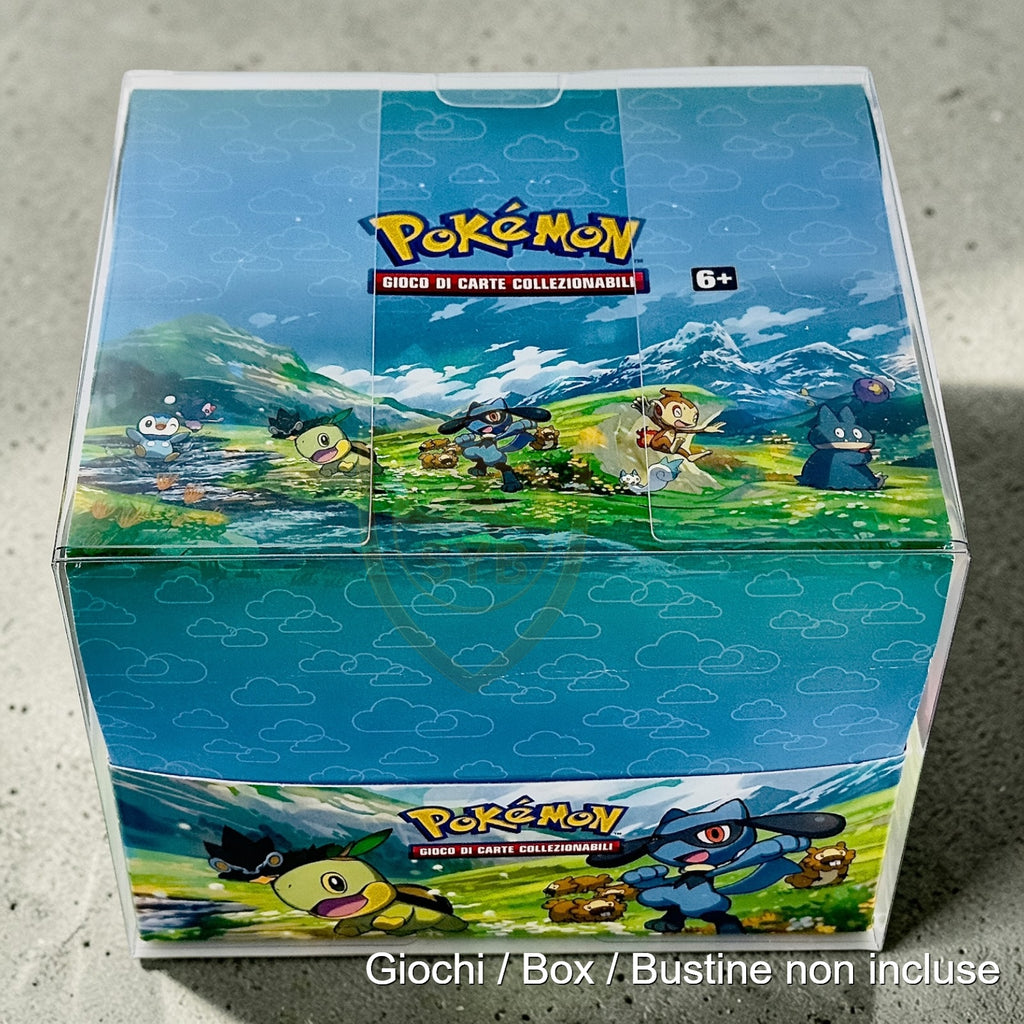 Custodia Pokemon Case 10 Mini Tin Teca Semi-rigida in Plastica Clear
