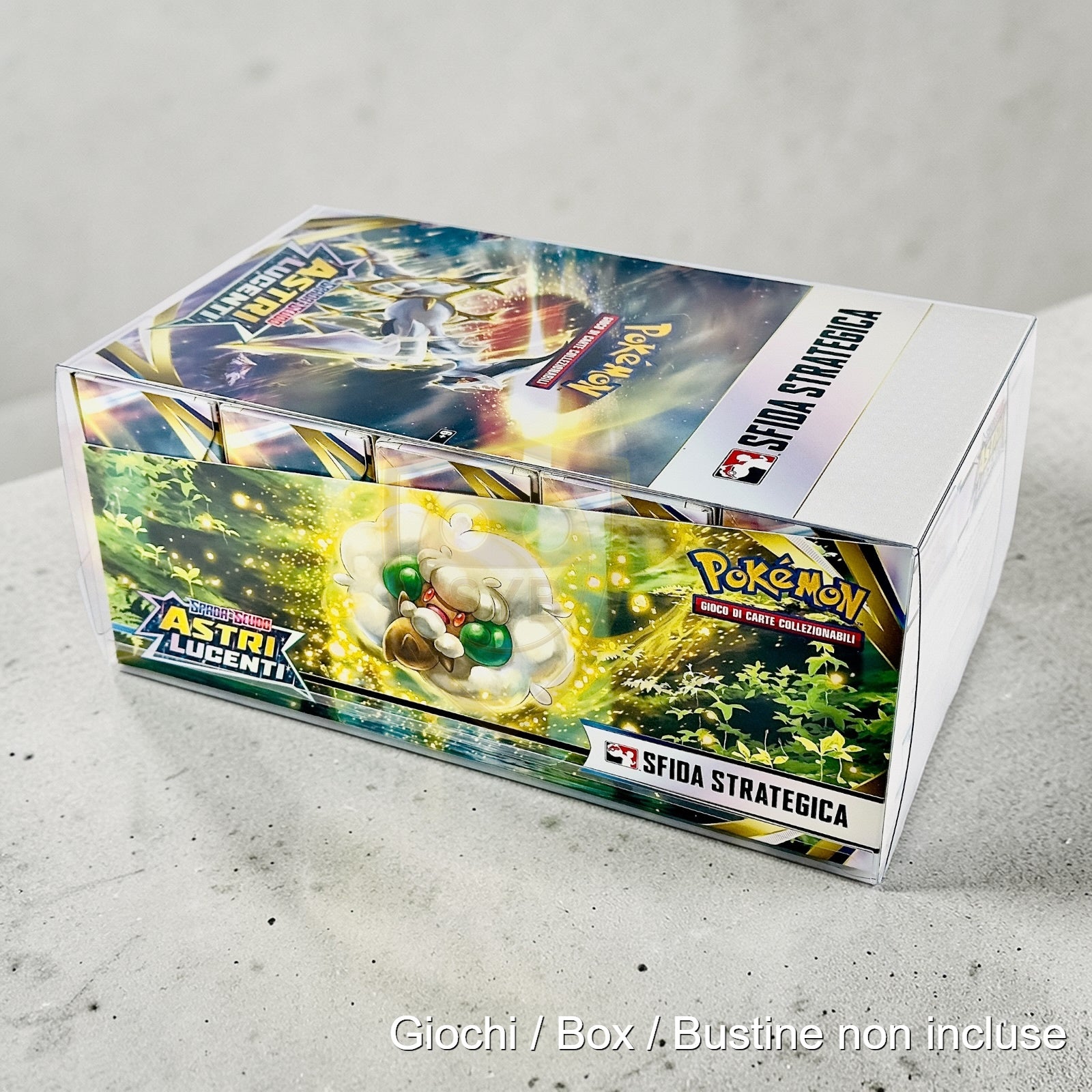 Custodia per Case 10 Bundle in plastica Semi-rigida - Sfida Strategica Pokemon