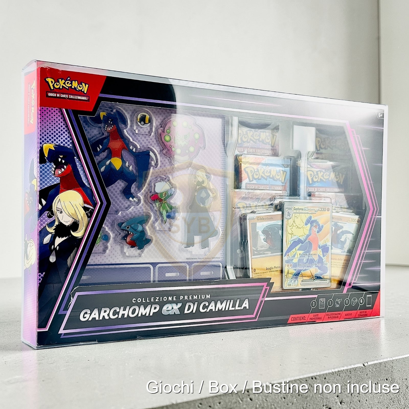 Custodia per Collezione Premium Pokemon Mega/Ascesa/EX e altre 23,4x39x4,6 cm