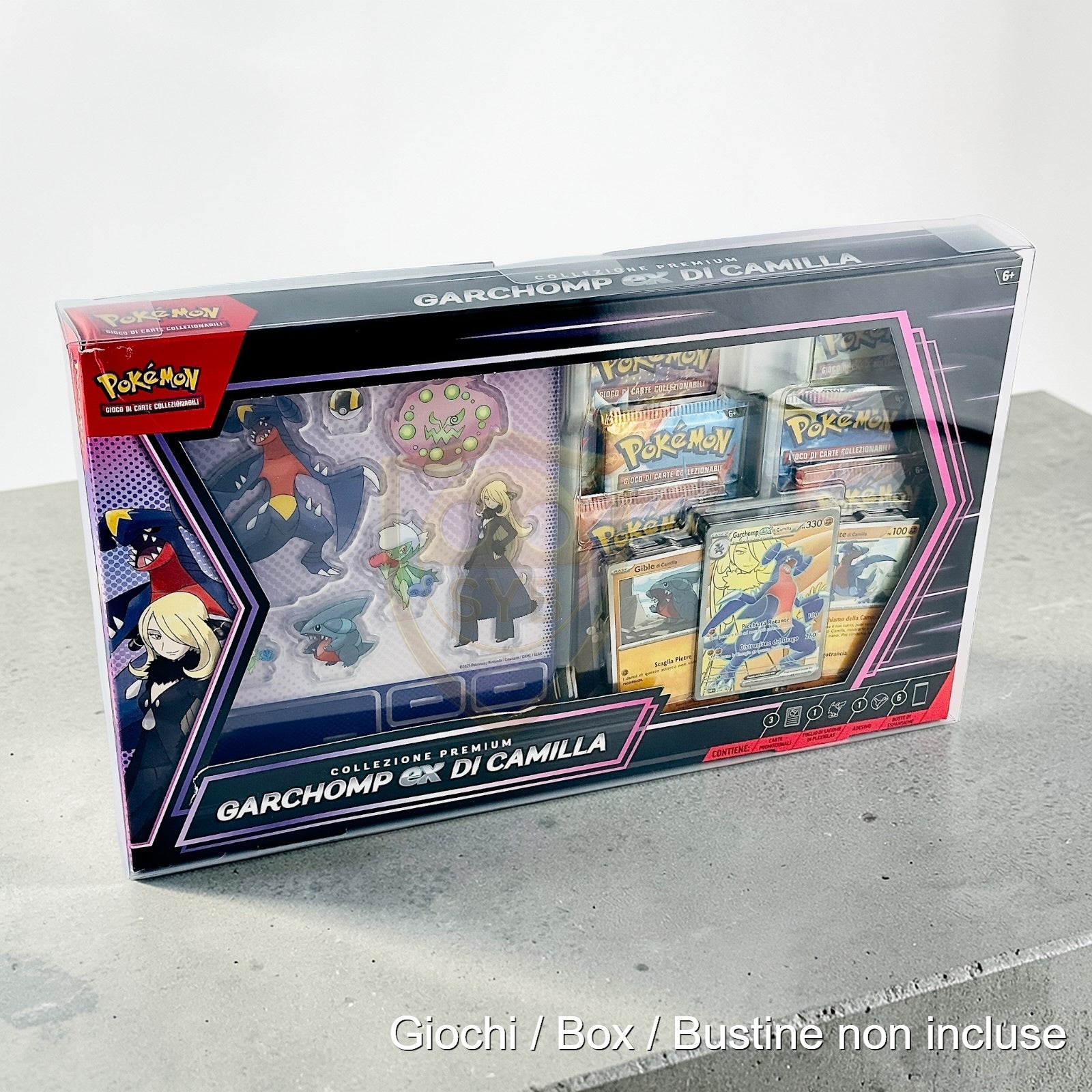 Custodia per Collezione Premium Pokemon Mega/Ascesa/EX e altre 23,4x39x4,6 cm