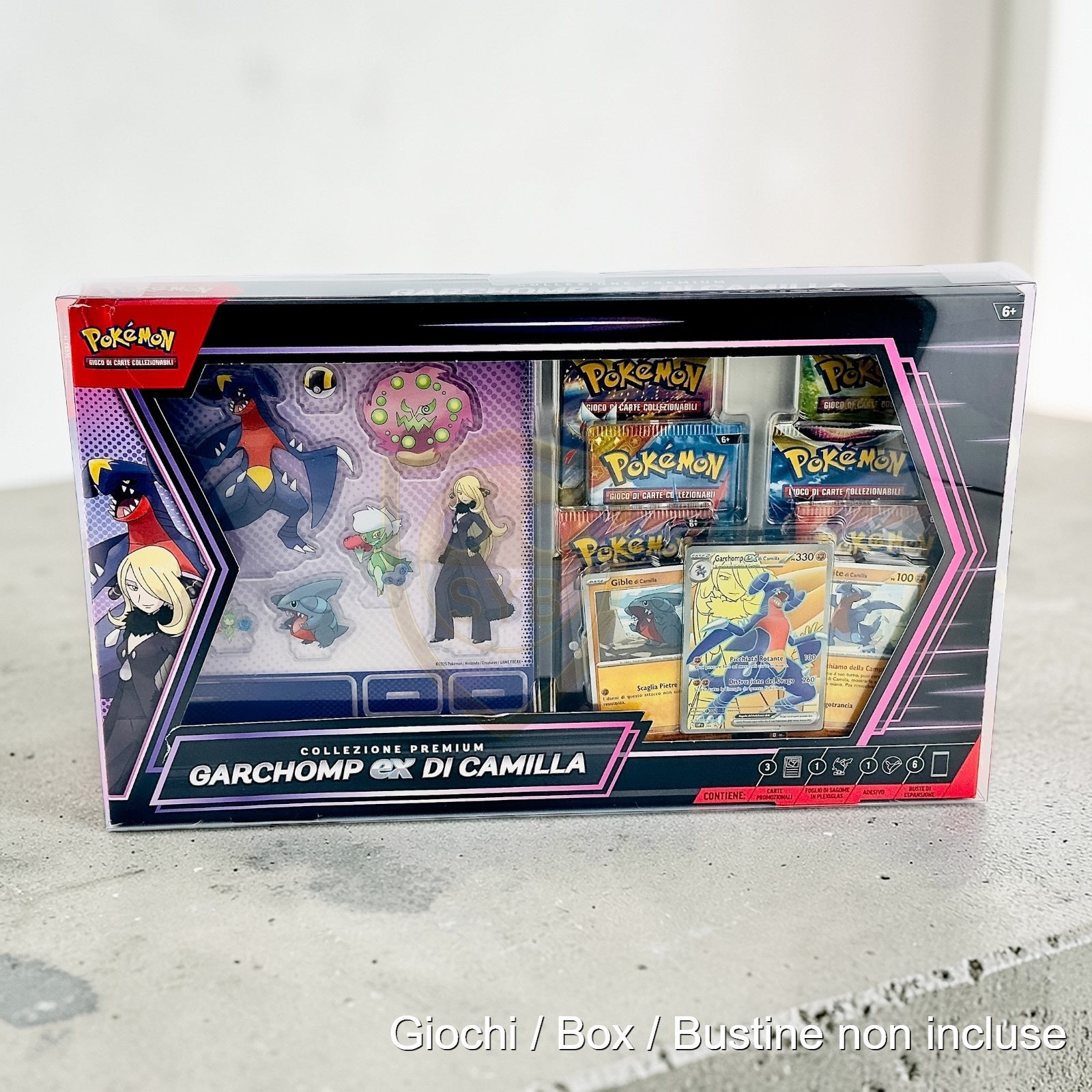 Custodia per Collezione Premium Pokemon Mega/Ascesa/EX e altre 23,4x39x4,6 cm