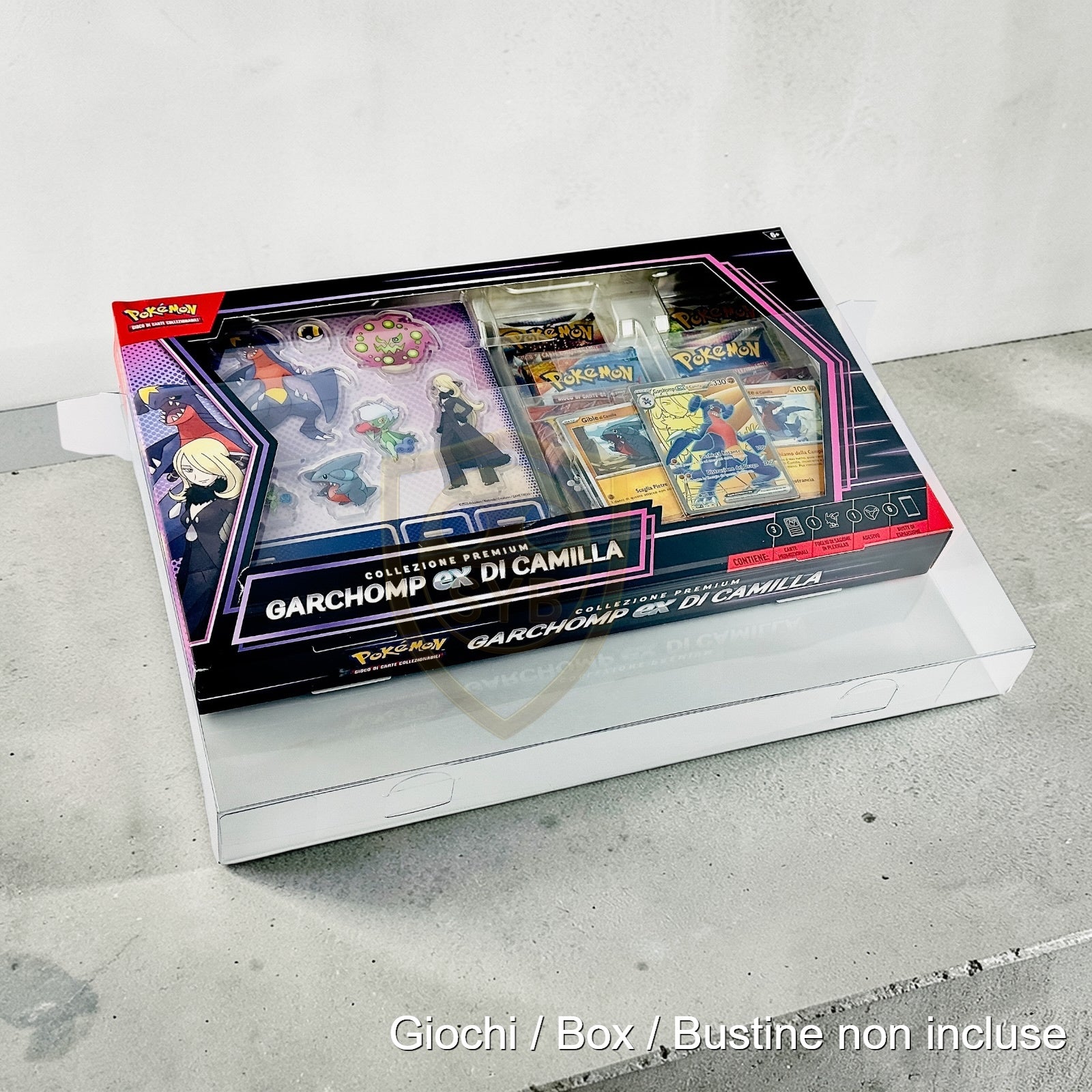 Custodia per Collezione Premium Pokemon Mega/Ascesa/EX e altre 23,4x39x4,6 cm