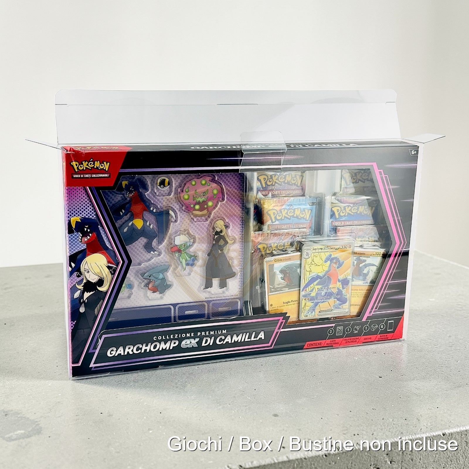 Custodia per Collezione Premium Pokemon Mega/Ascesa/EX e altre 23,4x39x4,6 cm