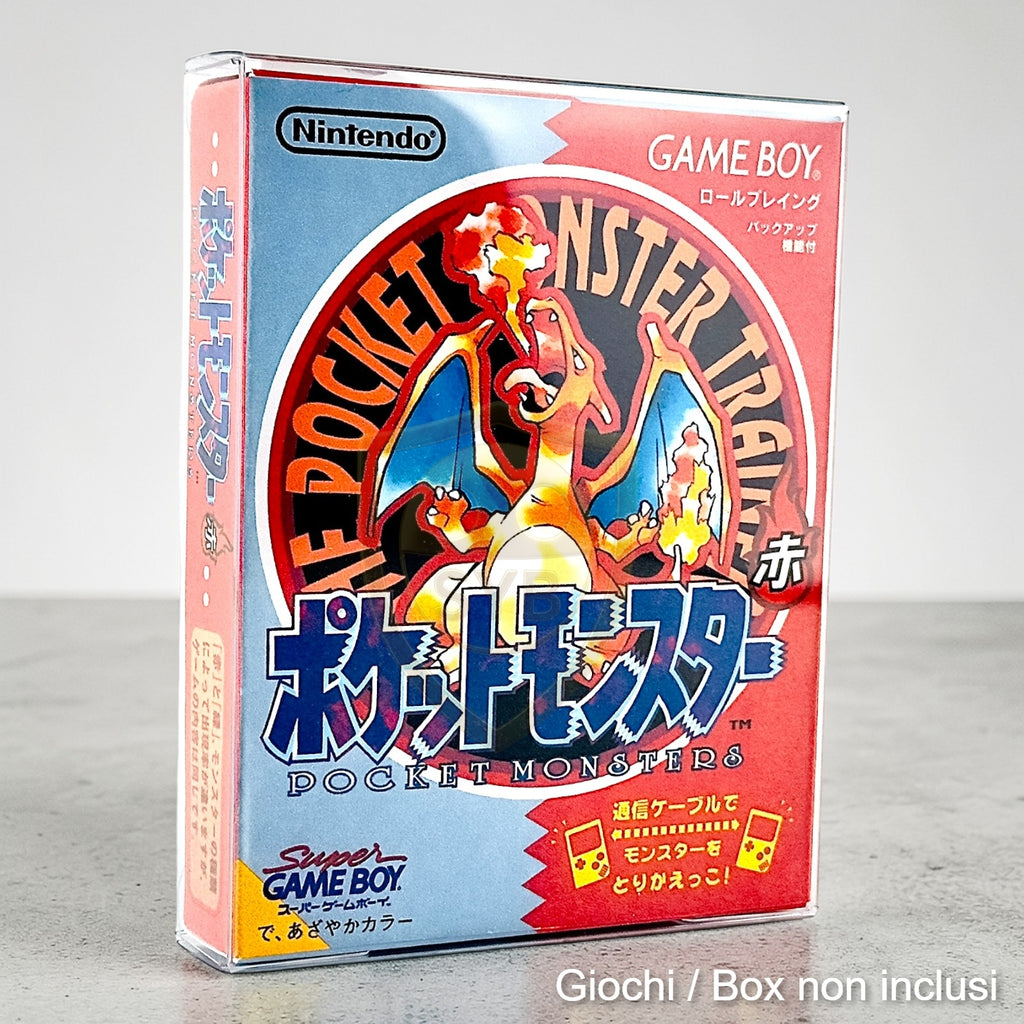Custodia compatibile con Game Boy Color JAP Giapponese Protezione GBC semi-rigida Pokemon Zelda