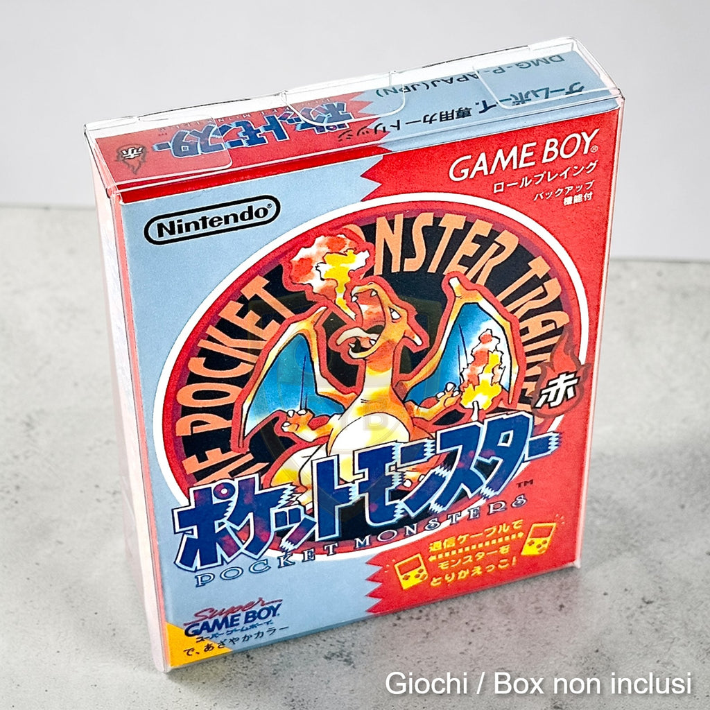 Custodia compatibile con Game Boy Color JAP Giapponese Protezione GBC semi-rigida Pokemon Zelda
