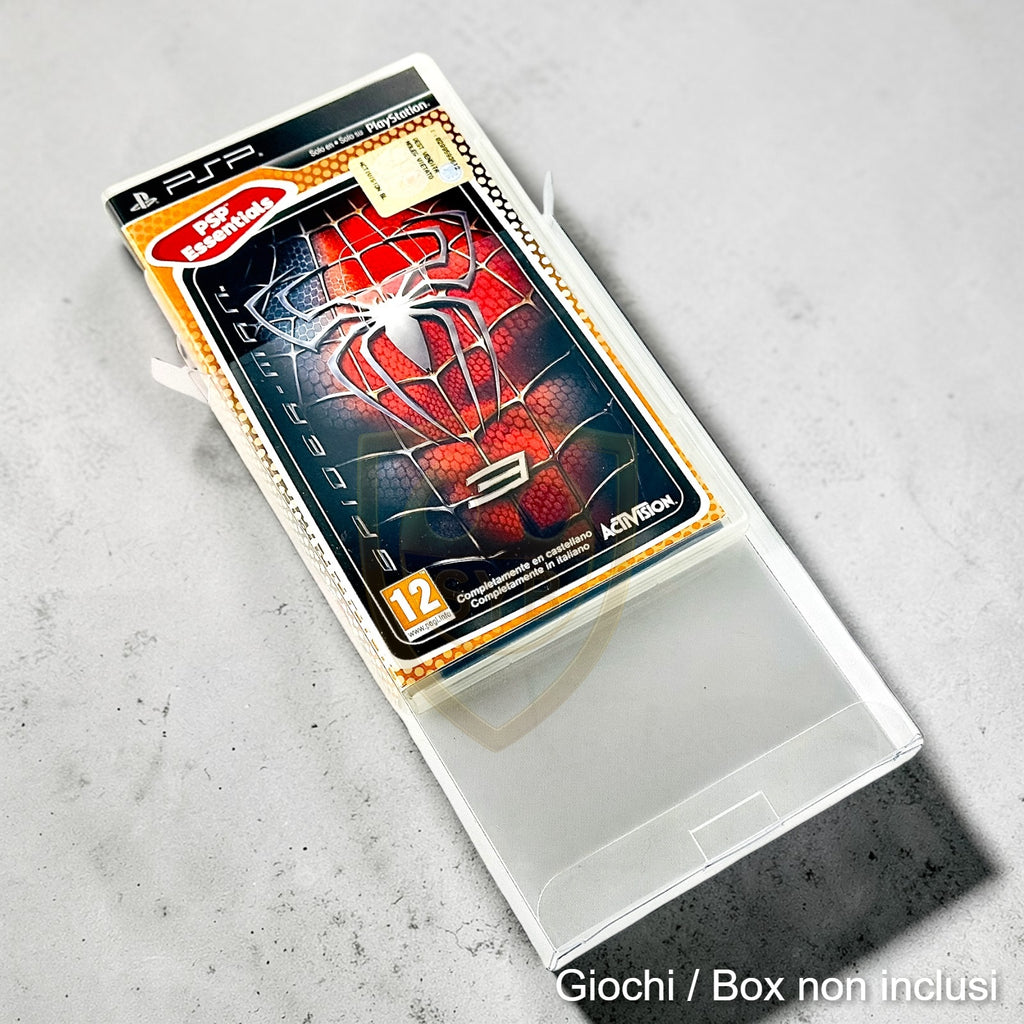 Custodia giochi PSP Console Play Station protezione plastica semi-rigida