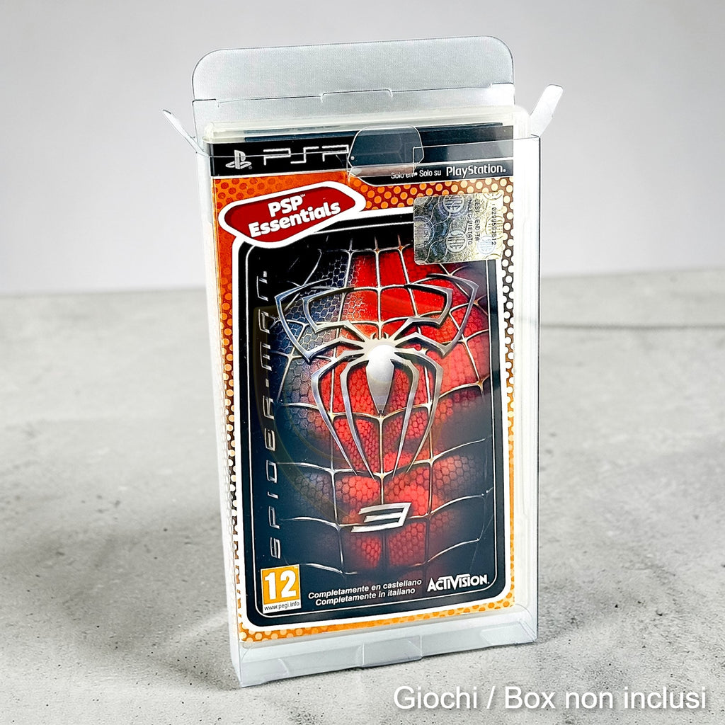 Custodia giochi PSP Console Play Station protezione plastica semi-rigida