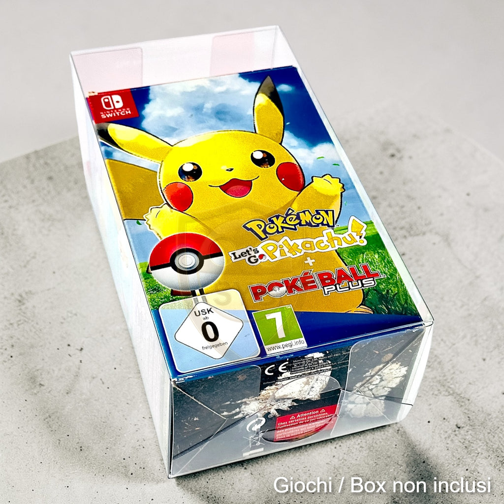 Custodia compatibile con Let's Go, Pikachu! Eevee! Poke Ball Plus Switch EUR / JAP