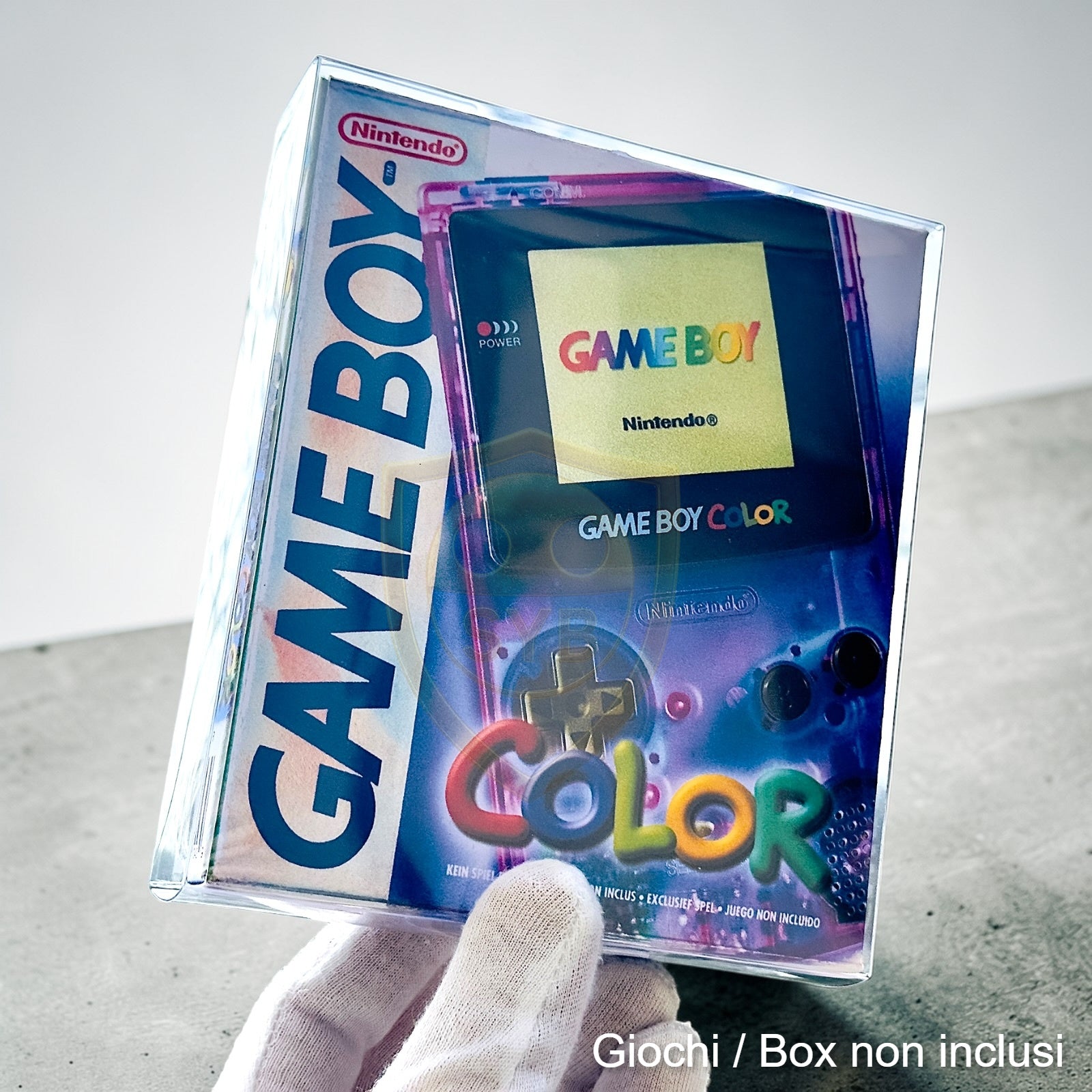 Custodia Console Game Boy Color GBC protezione plastica semi-rigida