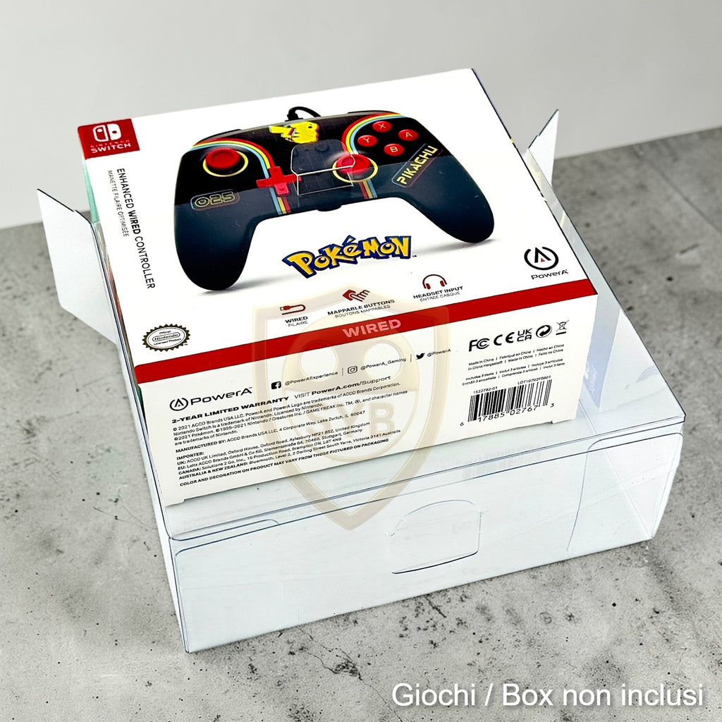 Custodia compatibile con controller Switch Enhanced wired Gamepad Teca semi-rigida in plastica