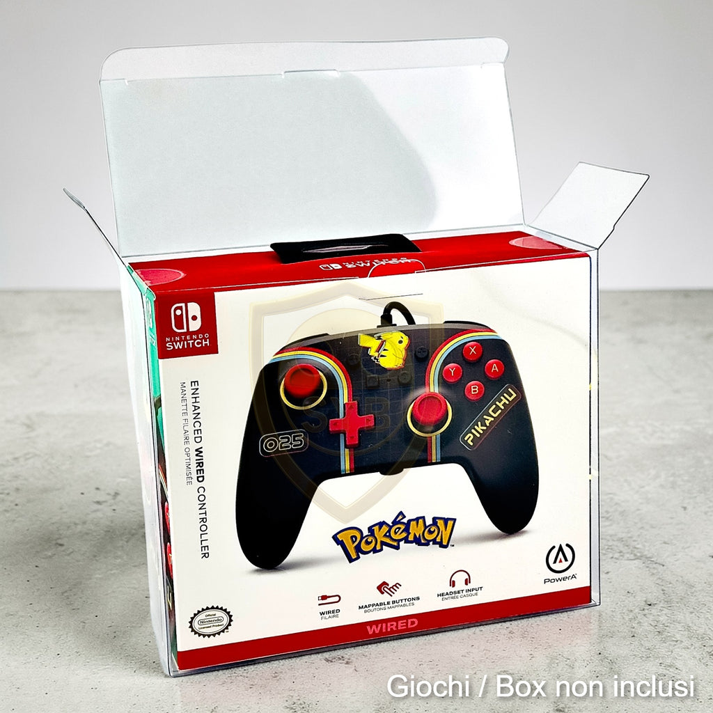 Custodia compatibile con controller Switch Enhanced wired Gamepad Teca semi-rigida in plastica