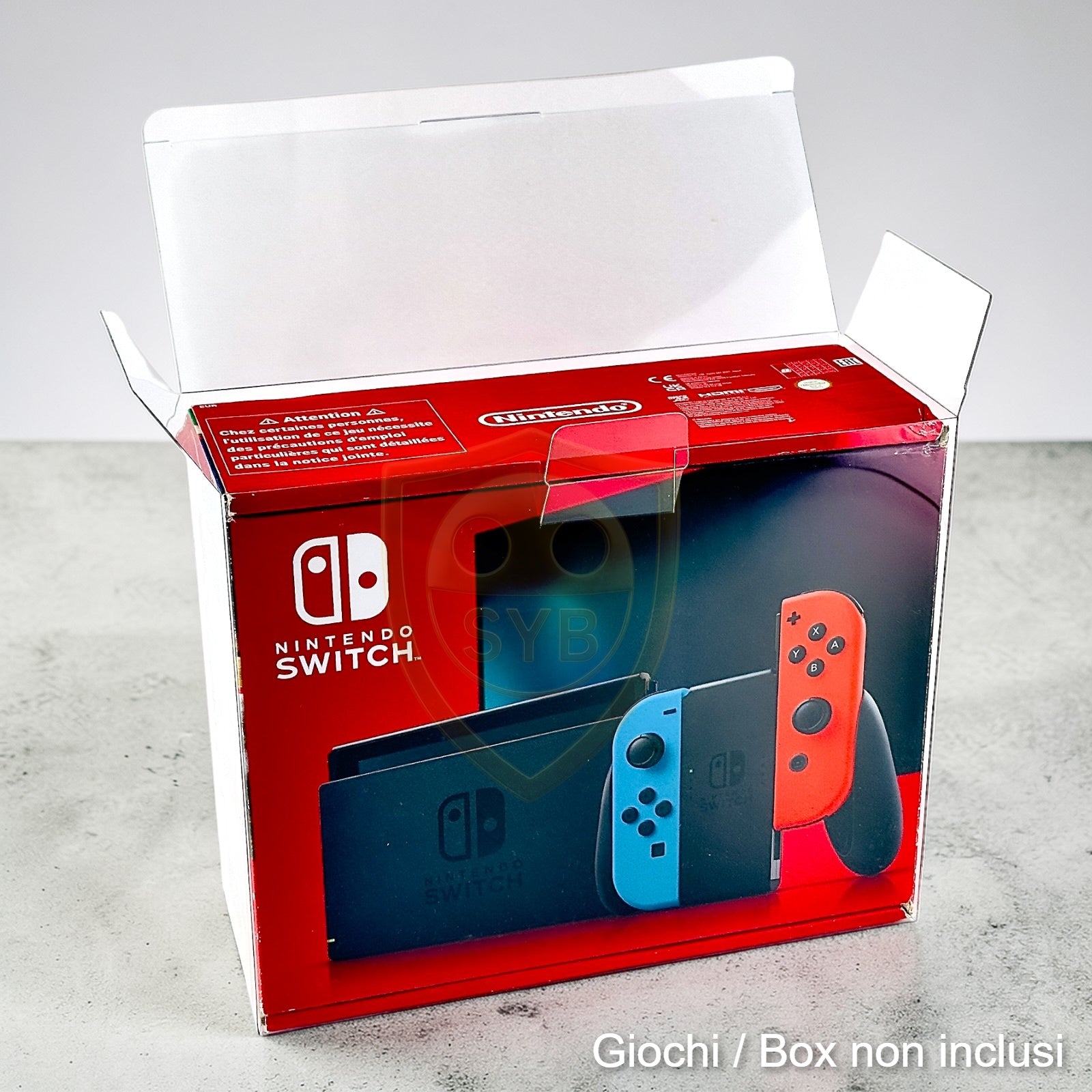 Custodia compatibile con console Switch Oled Teca Protettiva in Plastica semi-rigida