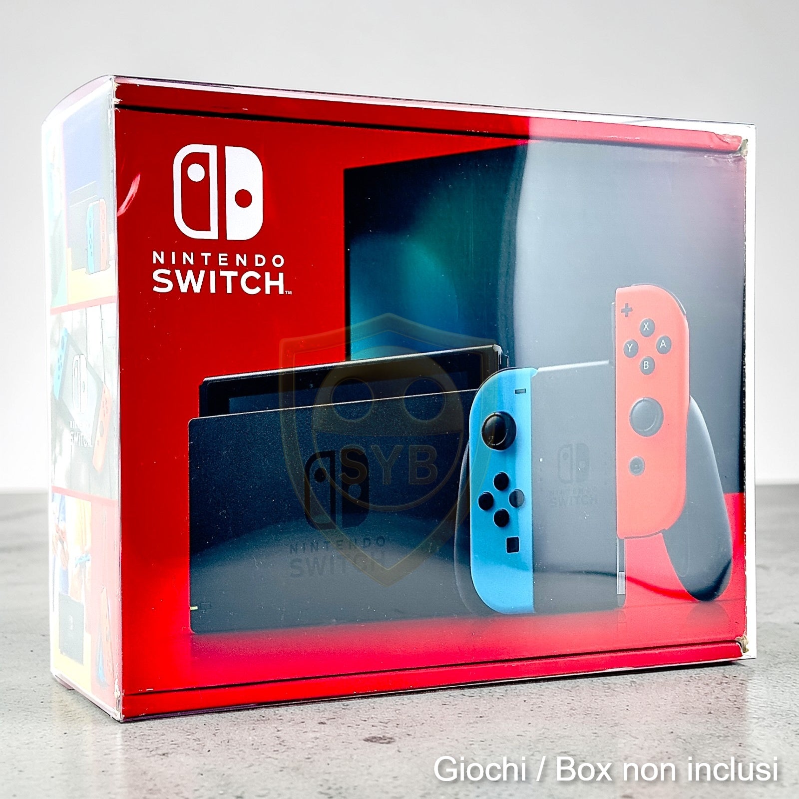 Custodia compatibile con console Switch Oled Teca Protettiva in Plastica semi-rigida