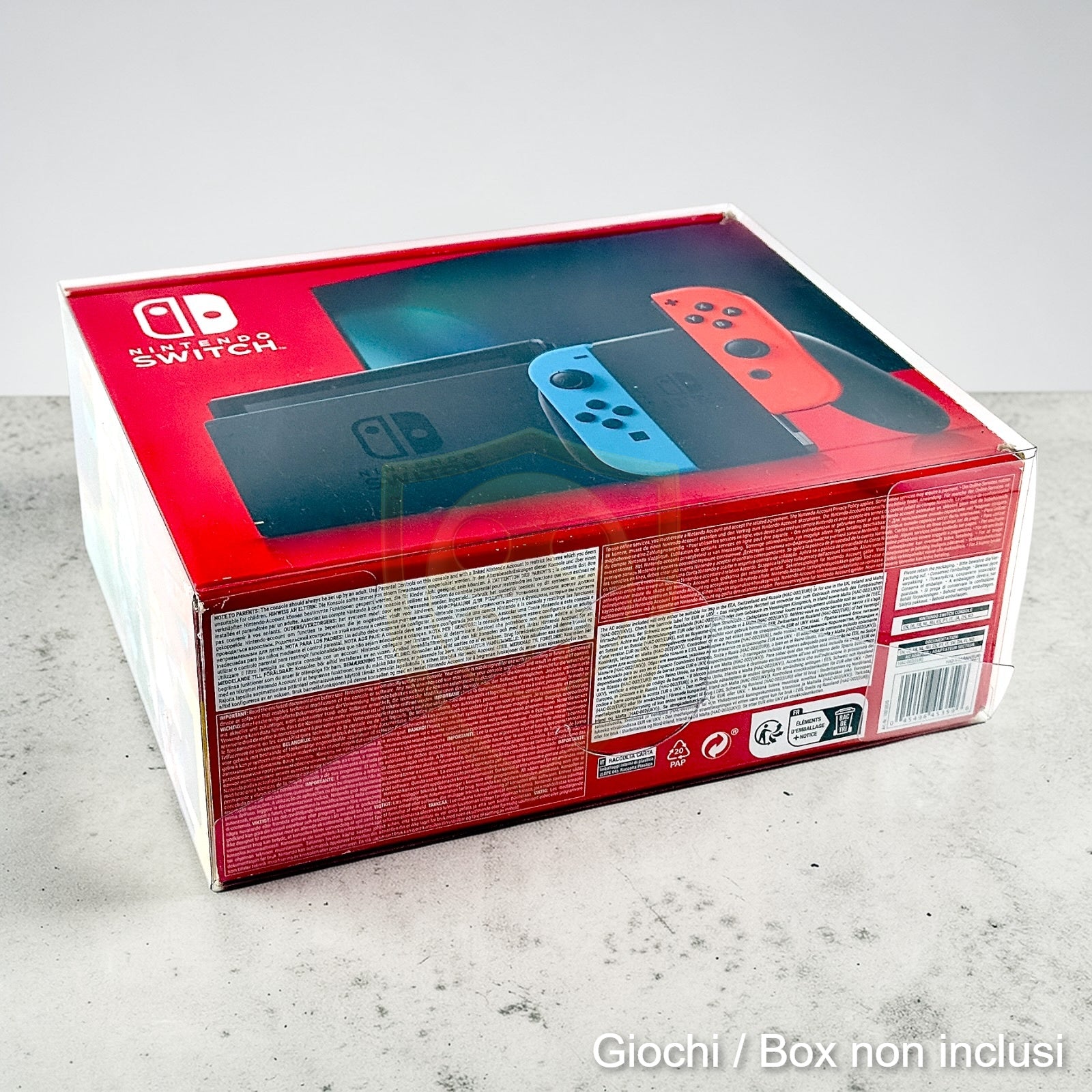 Custodia compatibile con console Switch Oled Teca Protettiva in Plastica semi-rigida