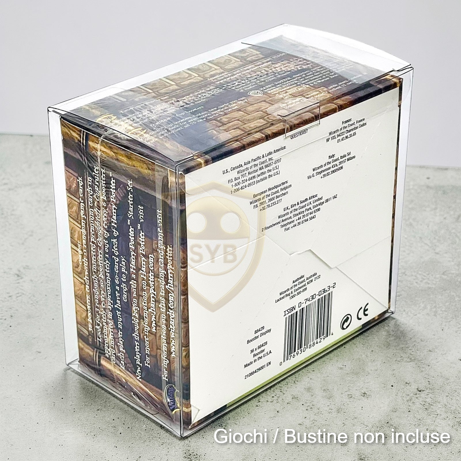 Custodia Box Harry Potter Teca per box 36 buste in Plastica semi-rigida