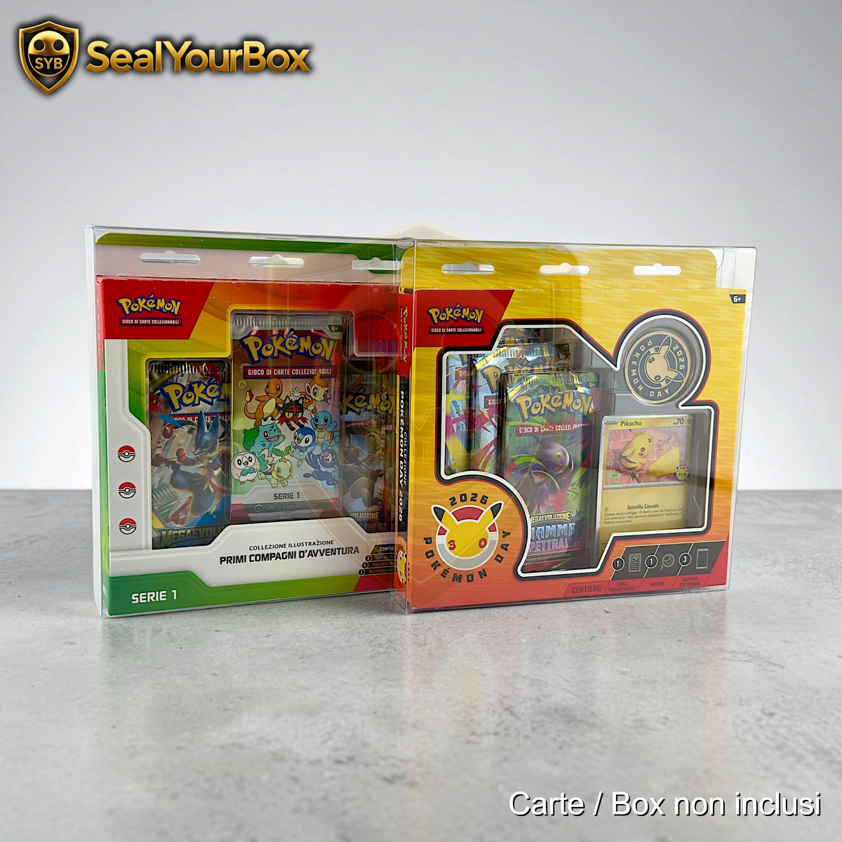 Custodia collezione Pokemon Day Pikachu 30th anniversario Promo Celebration Cover Semi Rigida