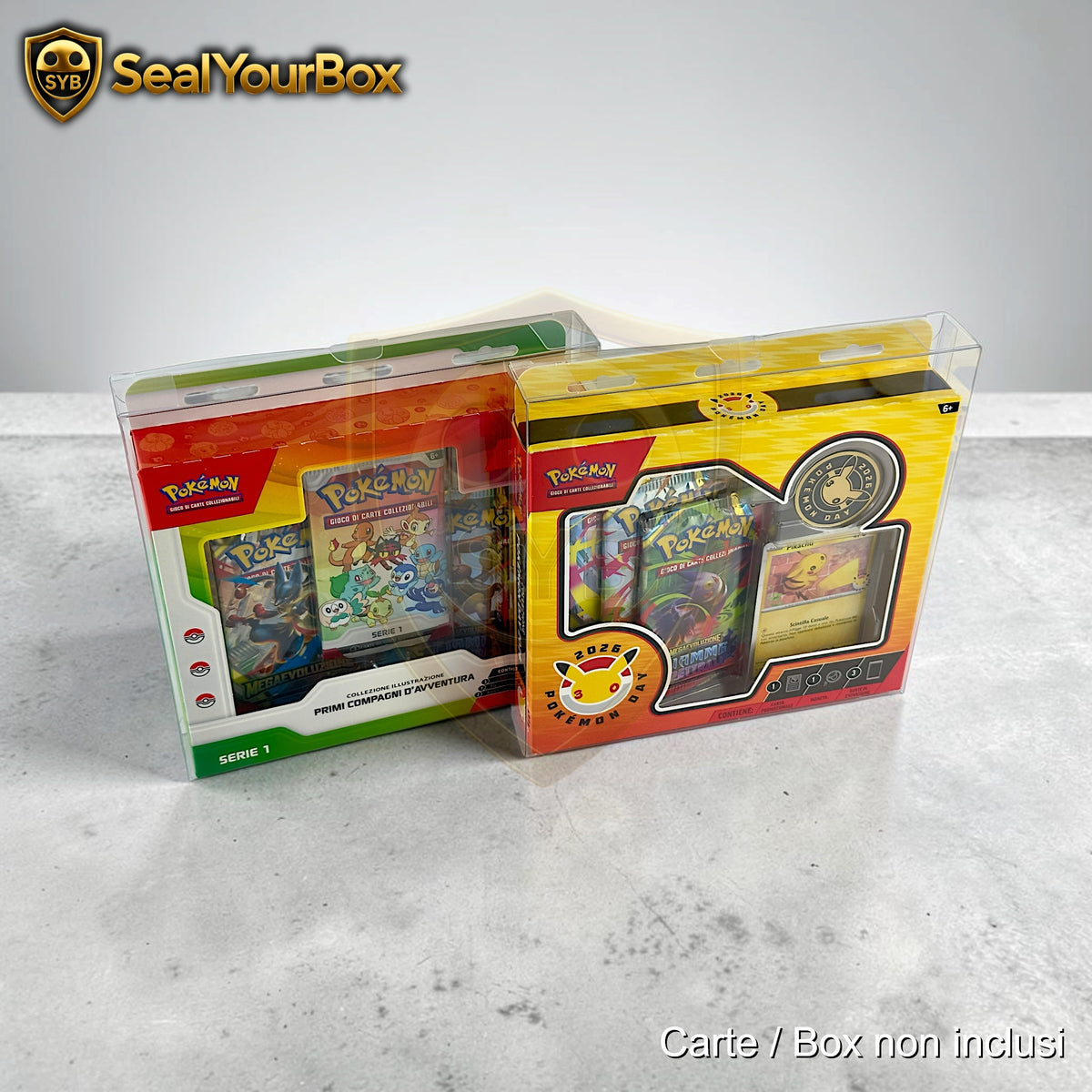Custodia collezione Pokemon Day Pikachu 30th anniversario Promo Celebration Cover Semi Rigida