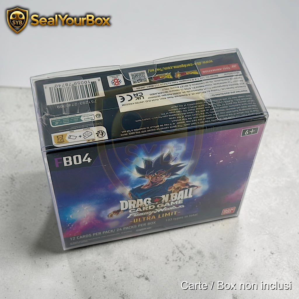 Custodia semi-rigida Trasparente per Booster Box Dragon Ball Fusion World – Box 24