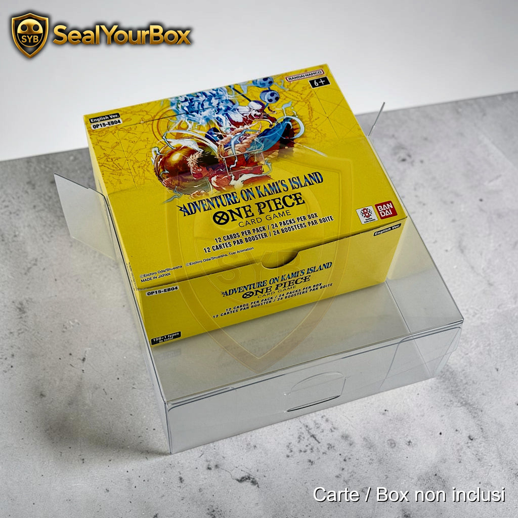 Custodia semi-rigida Trasparente per Booster Box One Piece TCG – Box Eng OP/EB/PRB