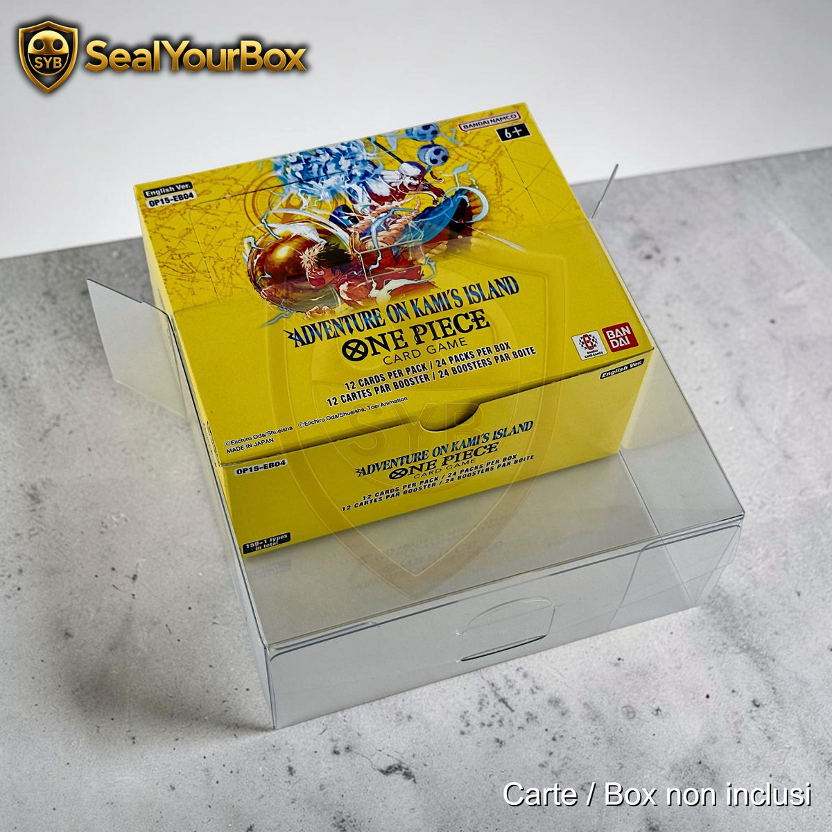 Custodia semi-rigida Trasparente per Booster Box One Piece TCG – Box Eng OP/EB/PRB