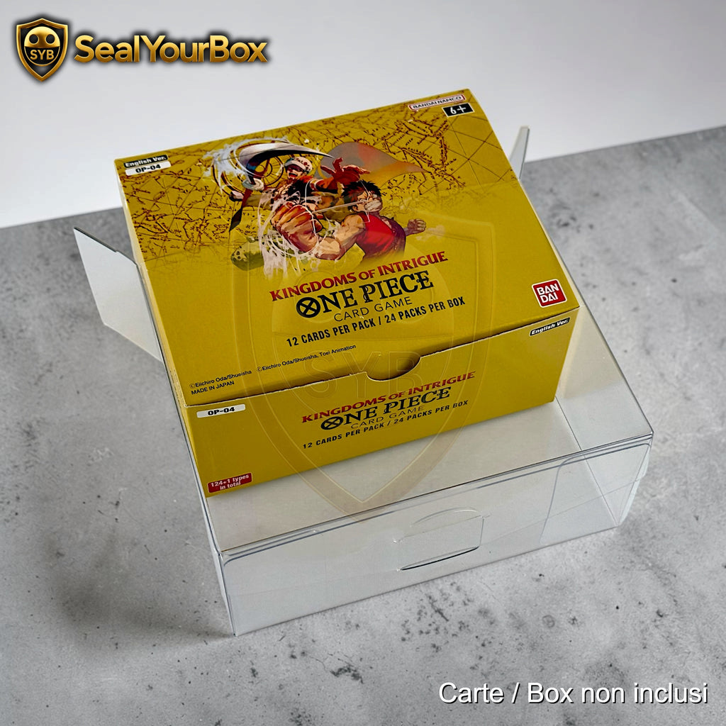 Custodia semi-rigida Trasparente per Booster Box One Piece TCG – Box Eng OP/EB/PRB