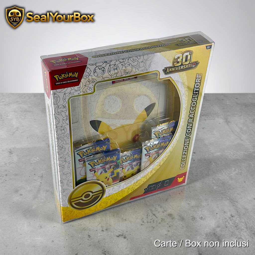 Custodia per Pokemon Collezione con raccoglitore 30° Anniversario Teca Celebrazione