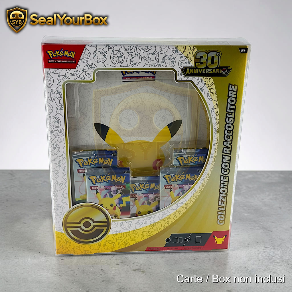 Custodia per Pokemon Collezione con raccoglitore 30° Anniversario Teca Celebrazione