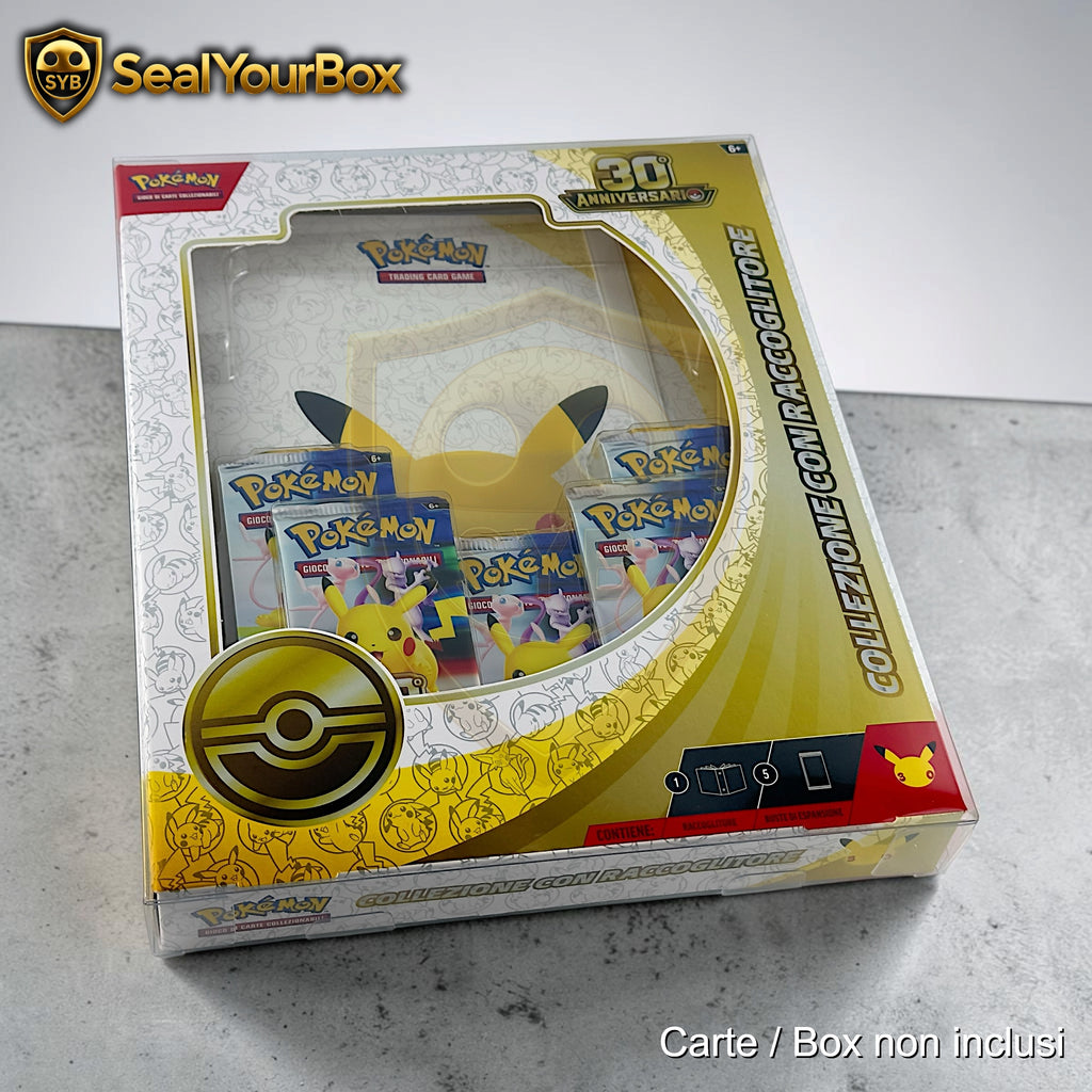 Custodia per Pokemon Collezione con raccoglitore 30° Anniversario Teca Celebrazione