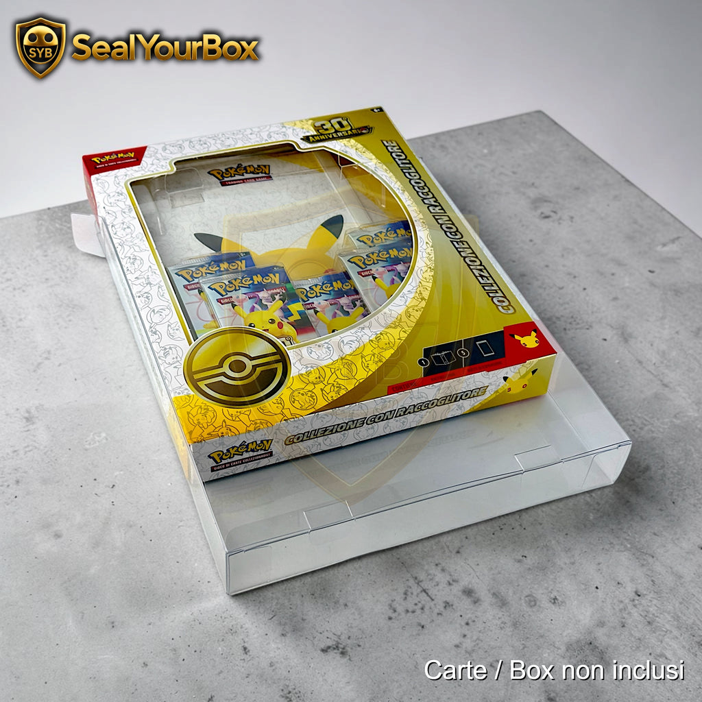 Custodia per Pokemon Collezione con raccoglitore 30° Anniversario Teca Celebrazione