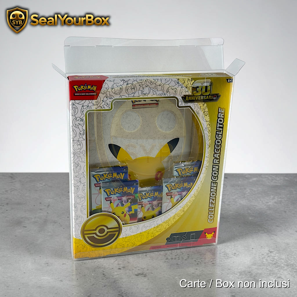Custodia per Pokemon Collezione con raccoglitore 30° Anniversario Teca Celebrazione
