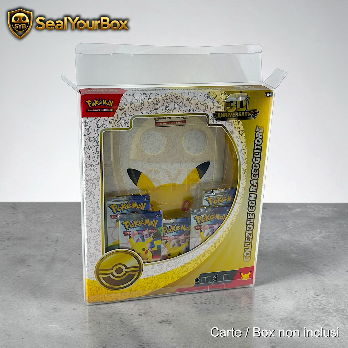 Custodia per Pokemon Collezione con raccoglitore 30° Anniversario Teca Celebrazione