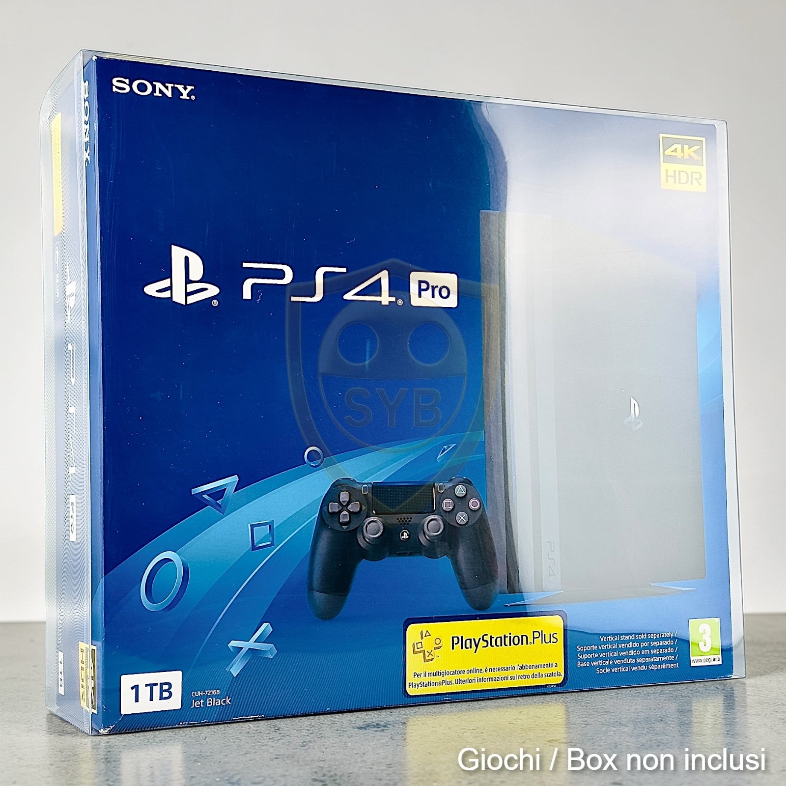 Custodia Sony PlayStation PS4 Pro Console Protezione semi-rigida Trasparente