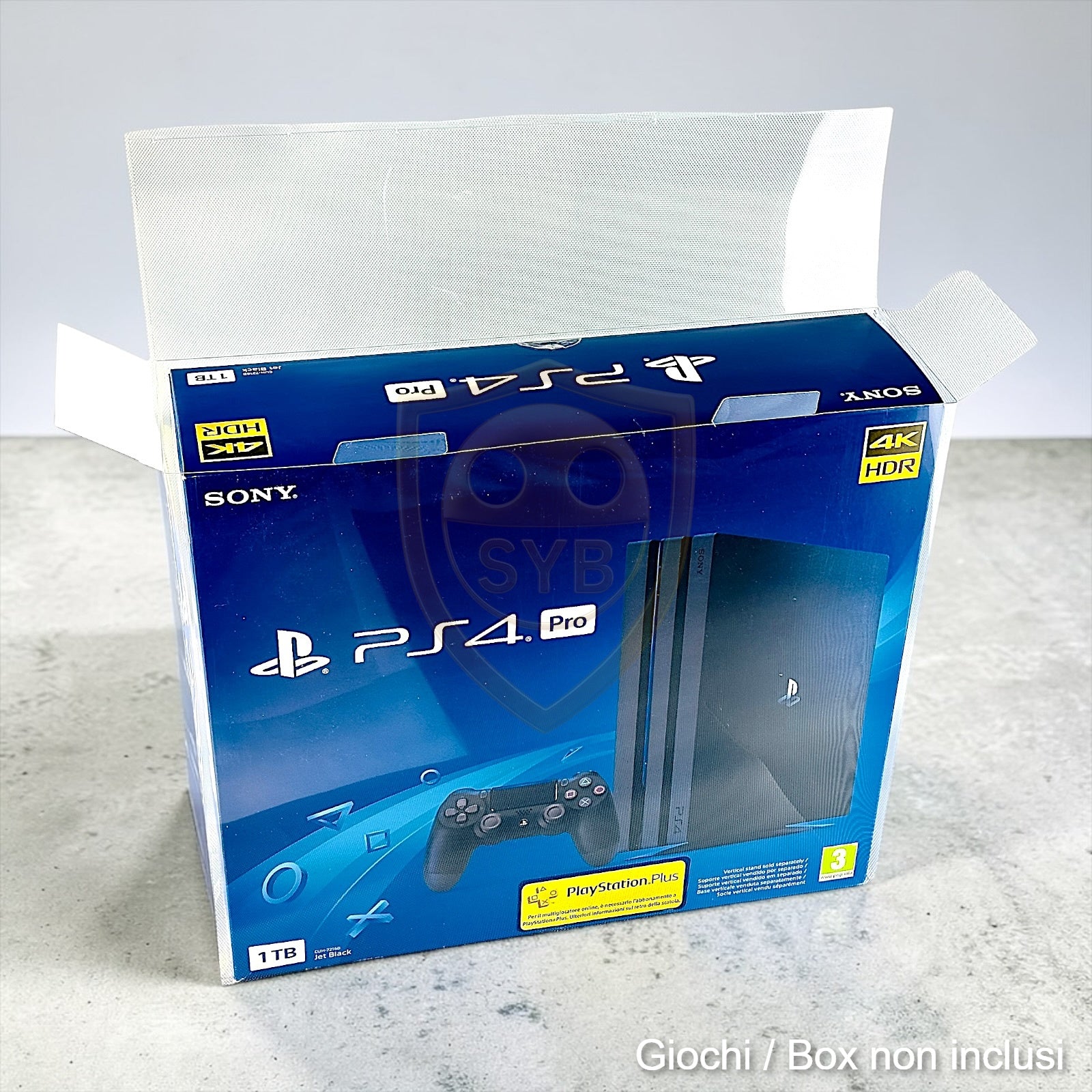 Custodia Sony PlayStation PS4 Pro Console Protezione semi-rigida Trasparente