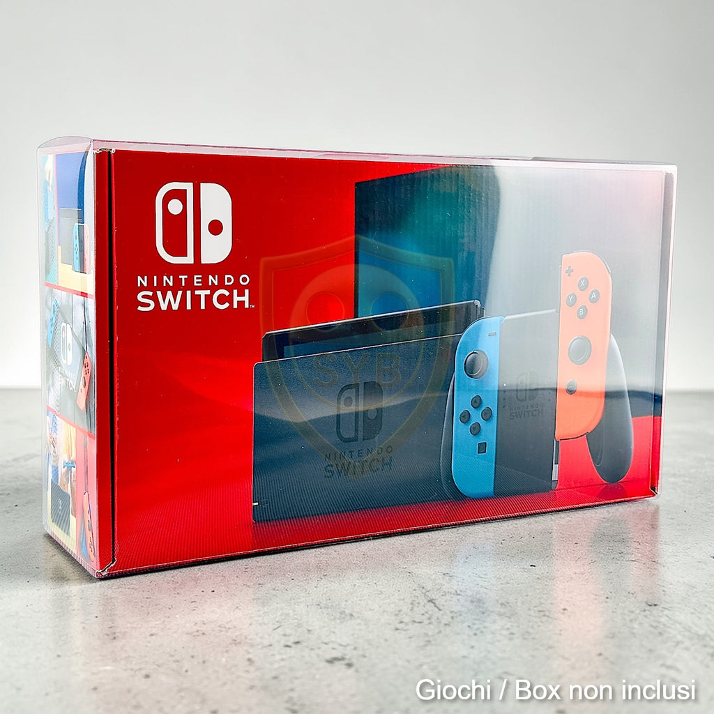 Custodia compatibile con console Switch V1/V2 Teca Protettiva Plastica semi-rigida