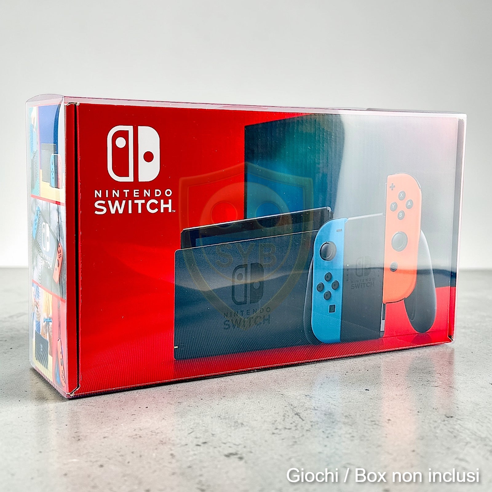 Custodia compatibile con console Switch V1/V2 Teca Protettiva Plastica semi-rigida